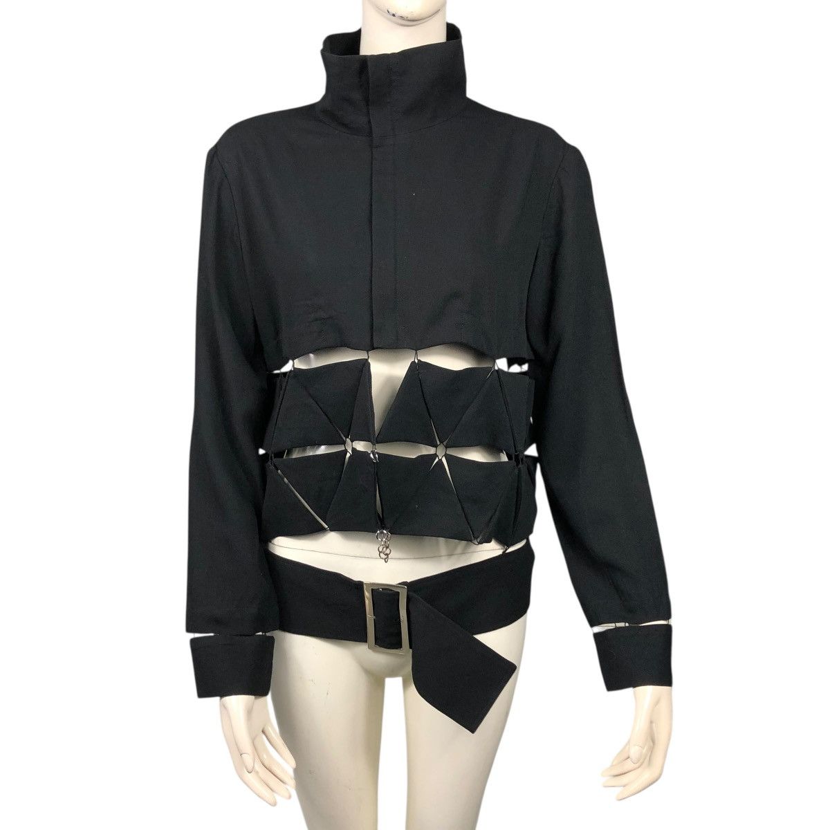 Yohji Yamamoto 🔥AN ORAL HISTORY YOHJI YAMAMOTO CROPPED JACKET Size US M / EU 48-50 / 2 - 17 Thumbnail
