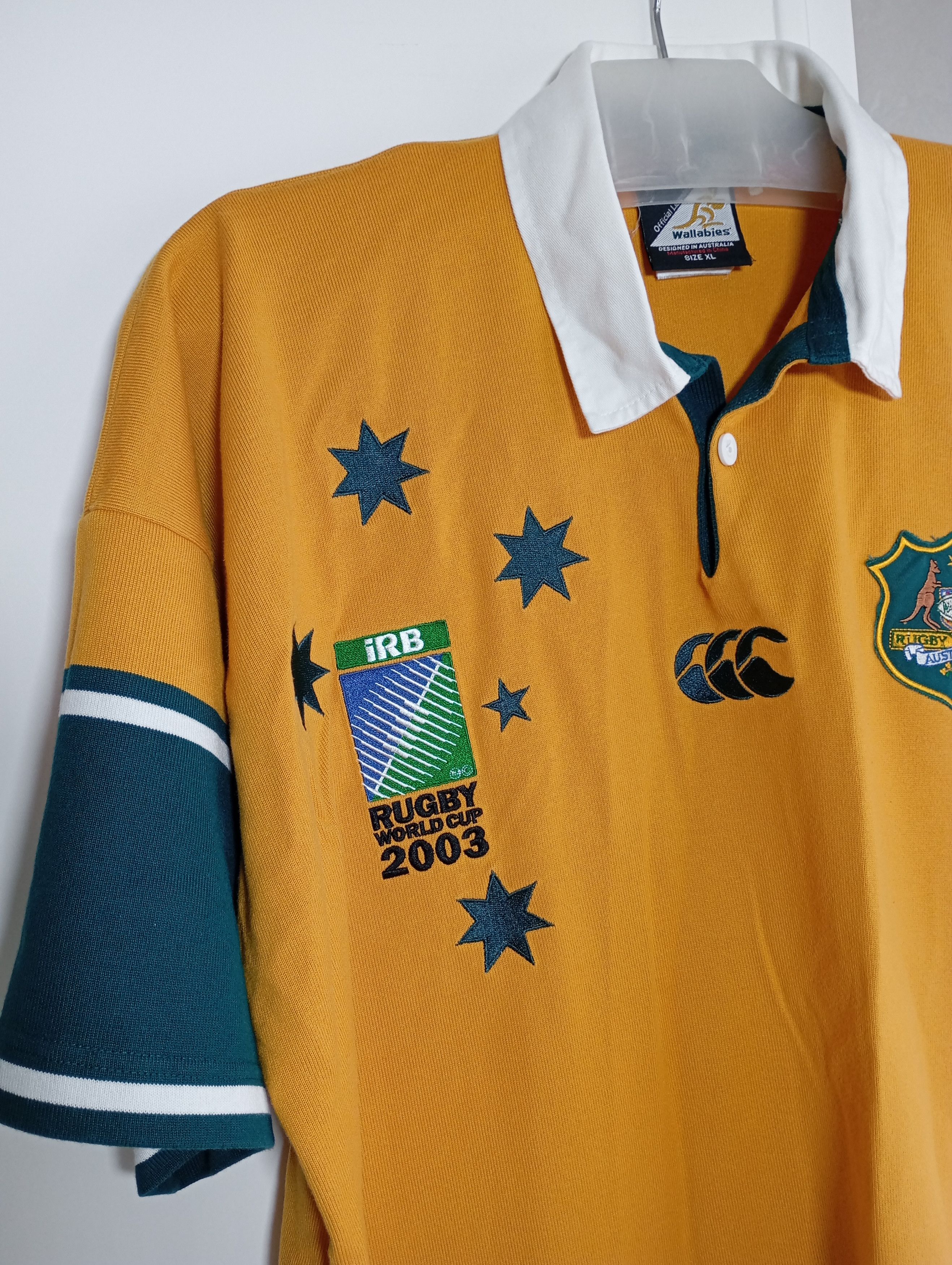 Canterbury of New Zealand Wallabies Canterbury Rugby World Cup 2003 Vintage Tshirt Size US XL / EU 56 / 4 - 3 Thumbnail