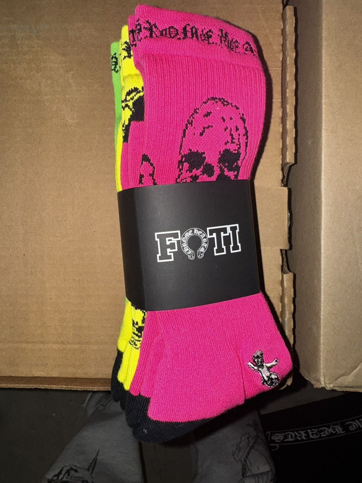 Chrome Hearts Chrome Hearts Socks x Foti Size Large 3-Pack Size ONE SIZE - 1 Thumbnail