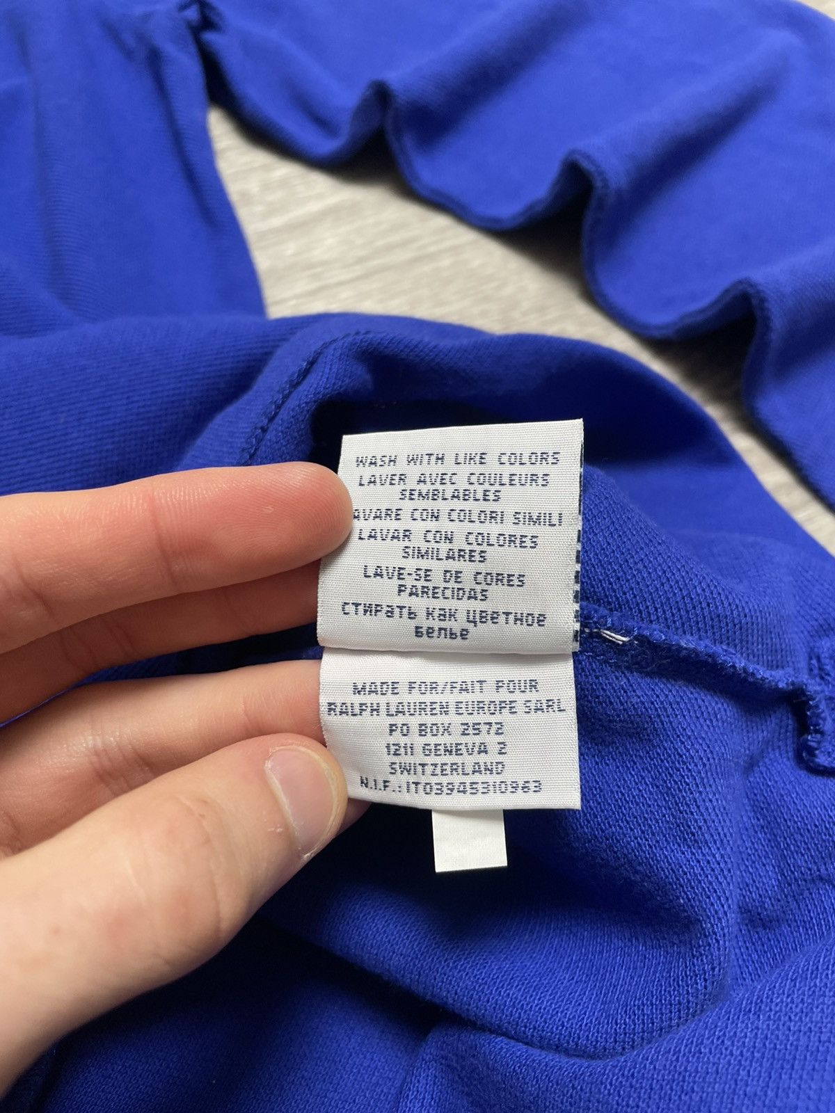 Polo Ralph Lauren Vintage Polo Ralph Lauren Blue Long Sleeve Polo Shirt Size US M / EU 48-50 / 2 - 11 Thumbnail