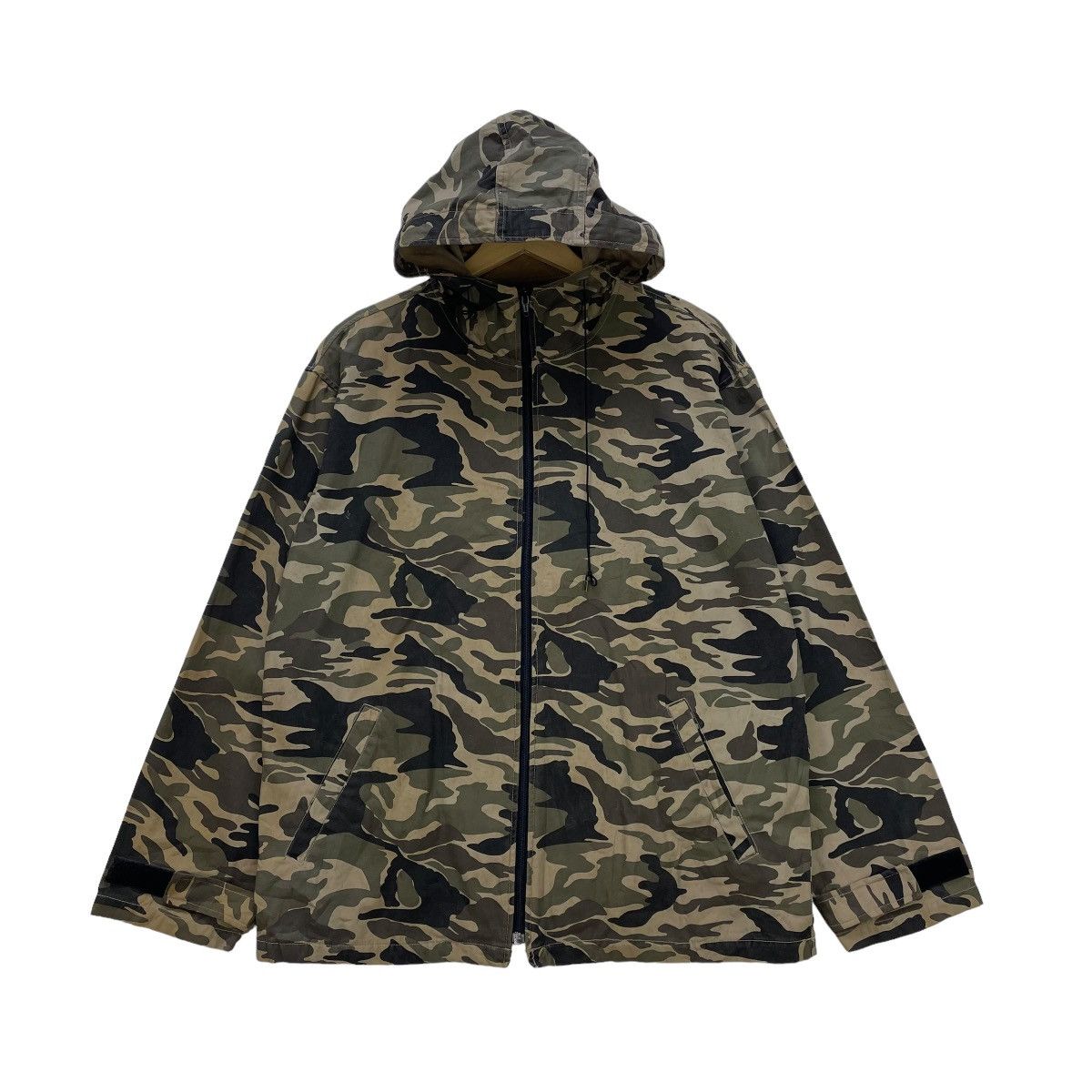 Mossy Oaks × NFL Japanese Brand RedSkin Camo Hooded Army Jacket Size US M / EU 48-50 / 2 - 1 Thumbnail