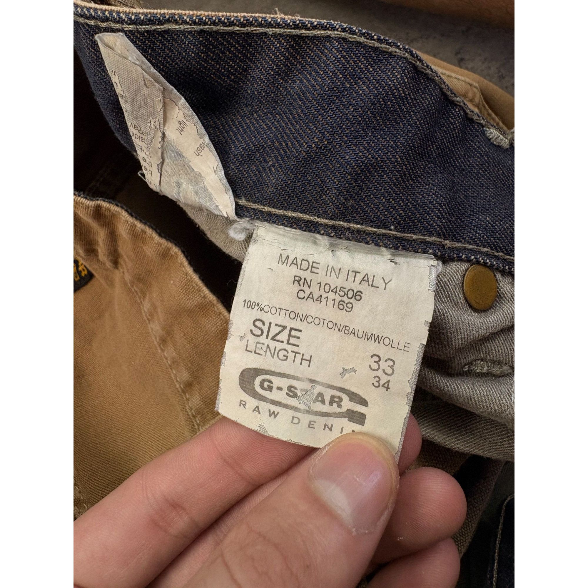 G-Star Vintage G-STAR RAW Double Knee Canvas Pants Brown Made In It Size US 34 / EU 50 - 5 Thumbnail