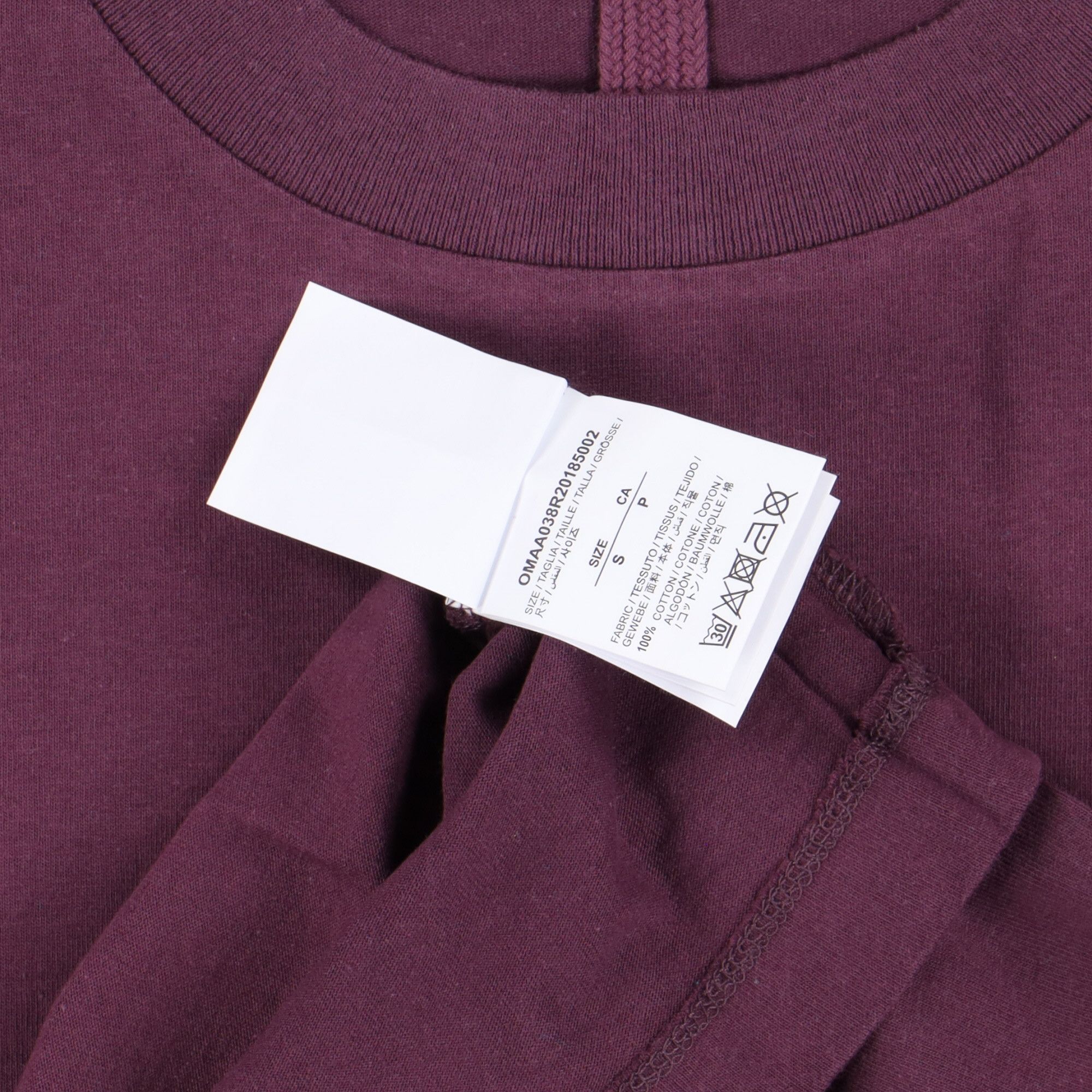 Off-White Purple Tape Arrows Logo Oversized T-Shirt Size US S / EU 44-46 / 1 - 6 Thumbnail