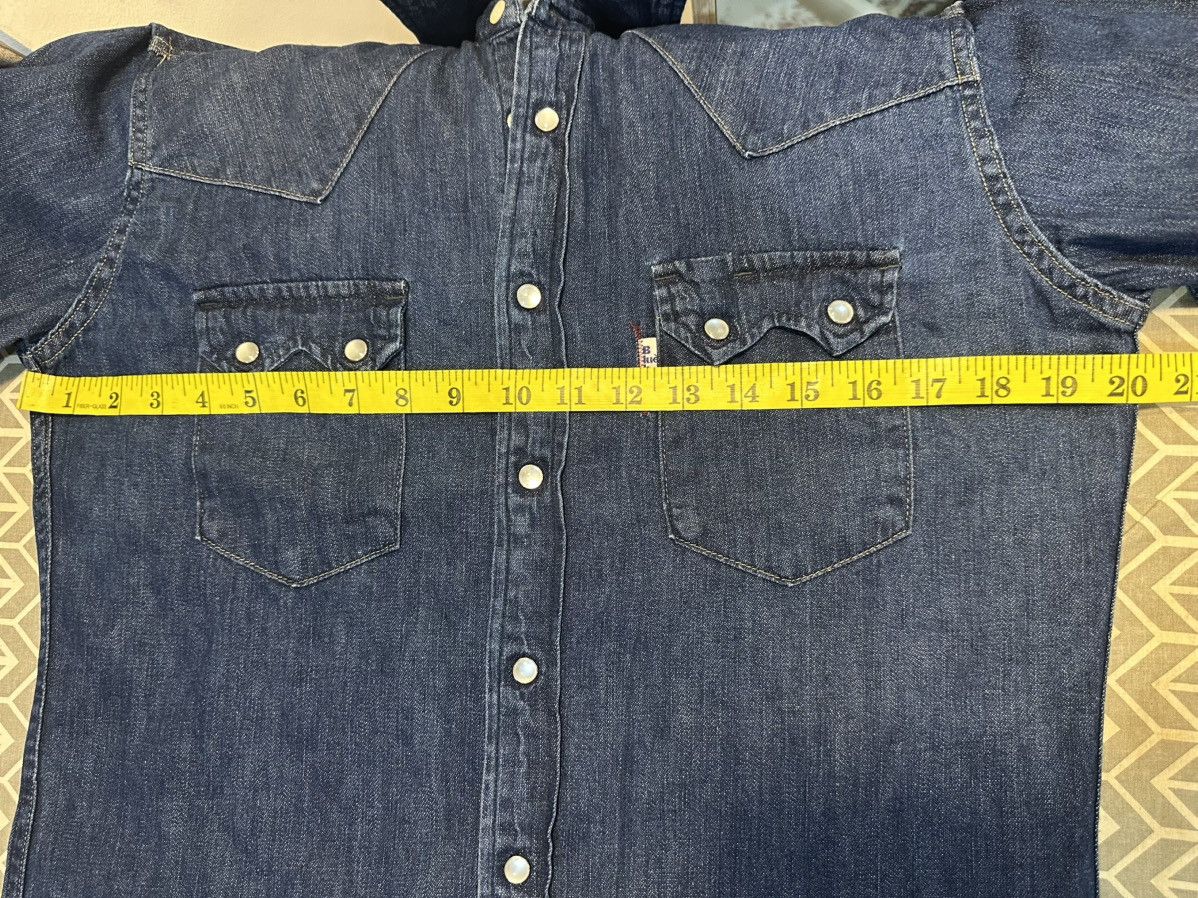 Blue Blue Japan Vintage 90s Blue Blue Japan Western Denim Shirt Size US S / EU 44-46 / 1 - 11 Thumbnail