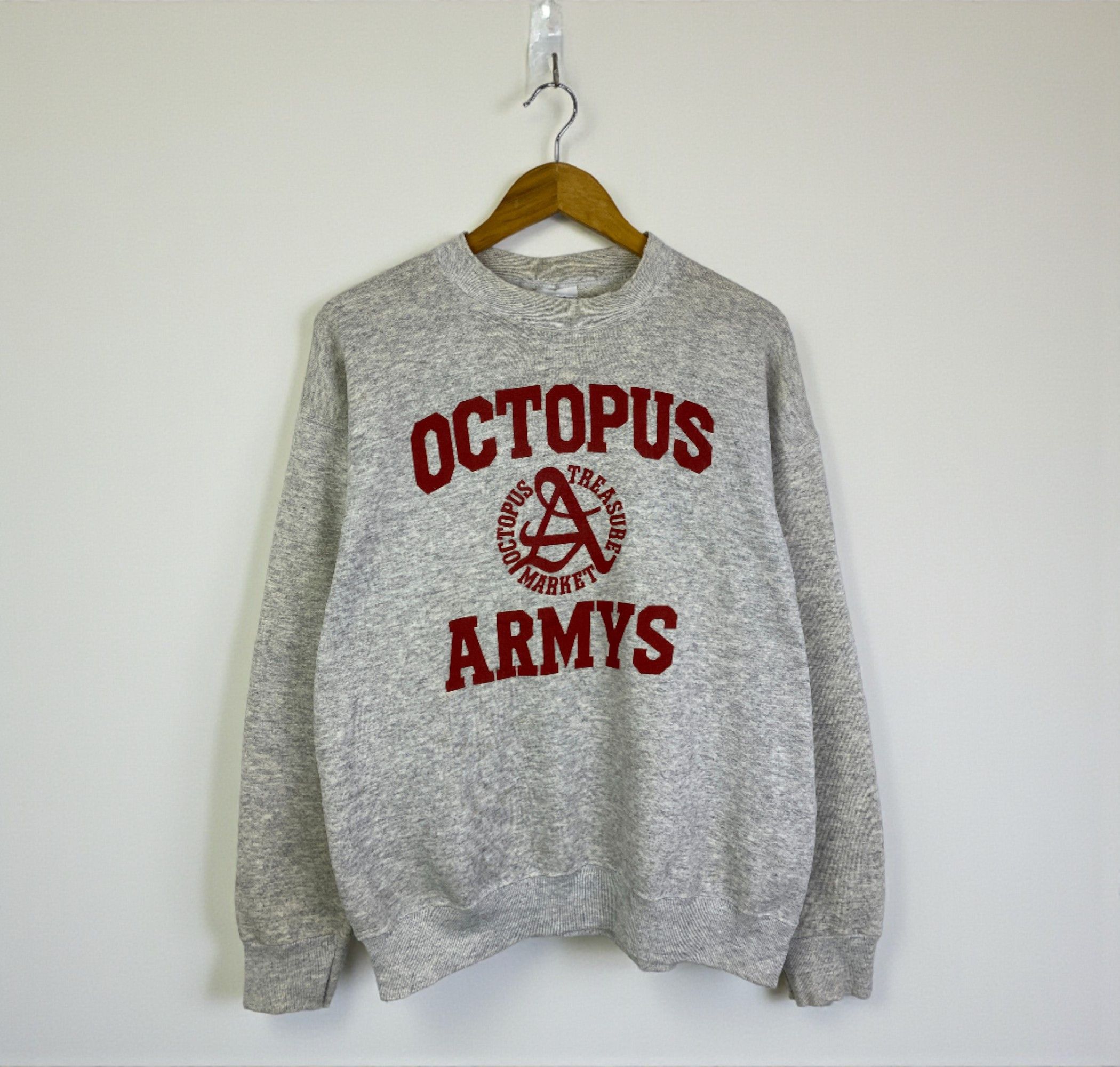 Vintage Vintage 80s Wording Pullover Sweatshirt SH0274 Size US L / EU 52-54 / 3 - 1 Thumbnail
