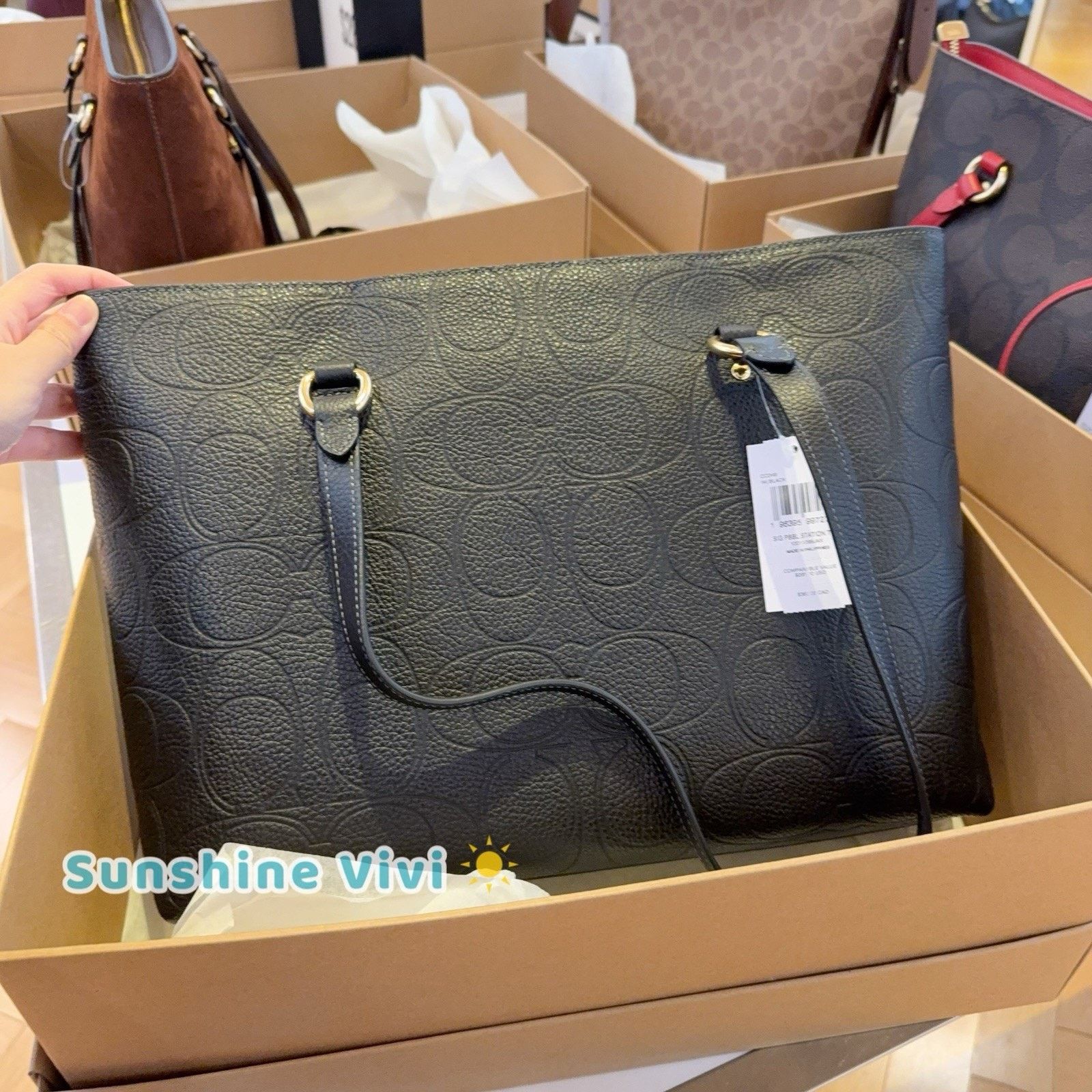Coach NWT Bundle COACH CCD49 Station Tote & CCL35 Long Wallet Size ONE SIZE - 3 Thumbnail