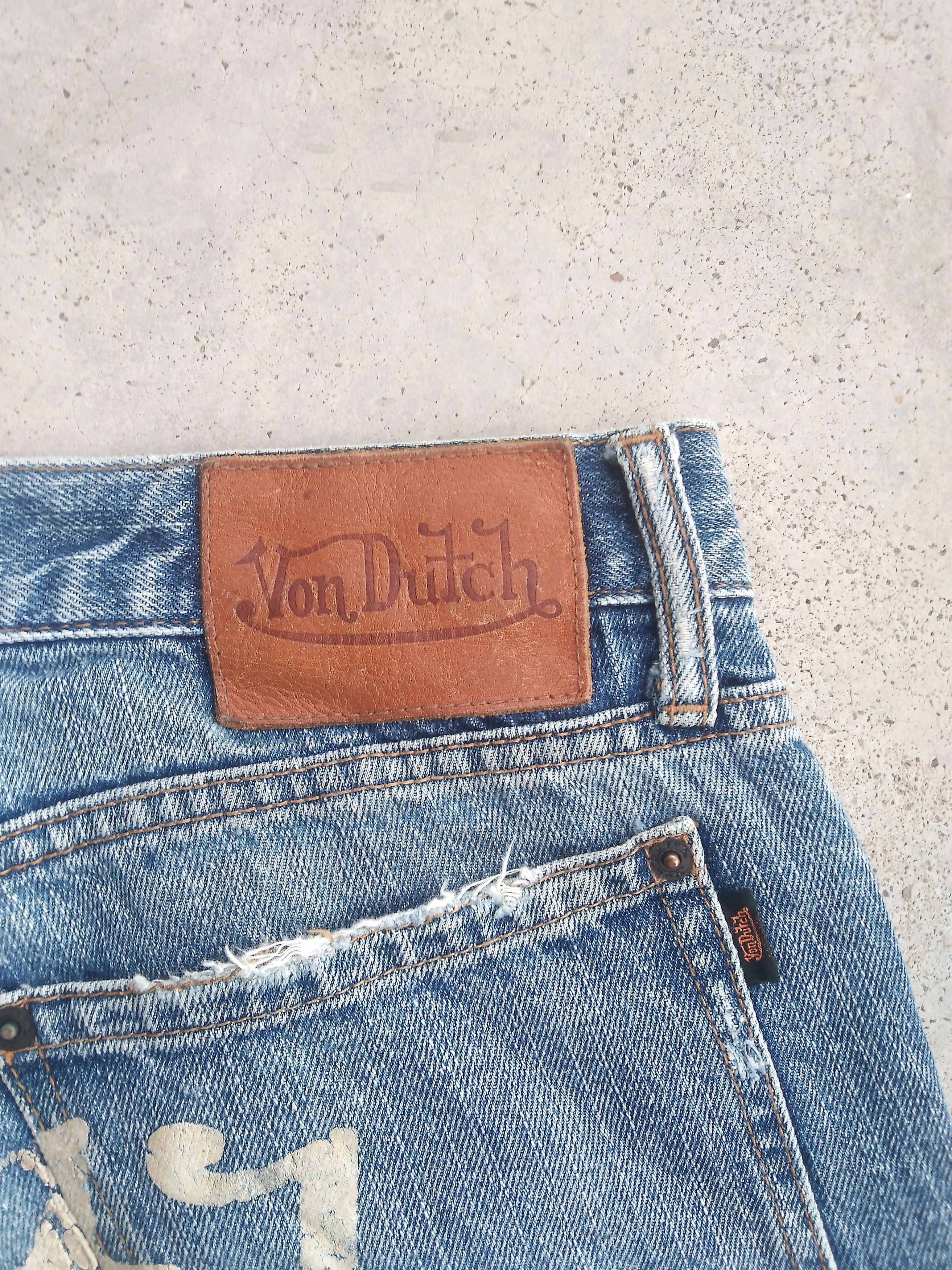 Von Dutch Vintage Von Dutch Big Logo Straight Leg Jeans 31x32 Size US 31 - 8 Thumbnail