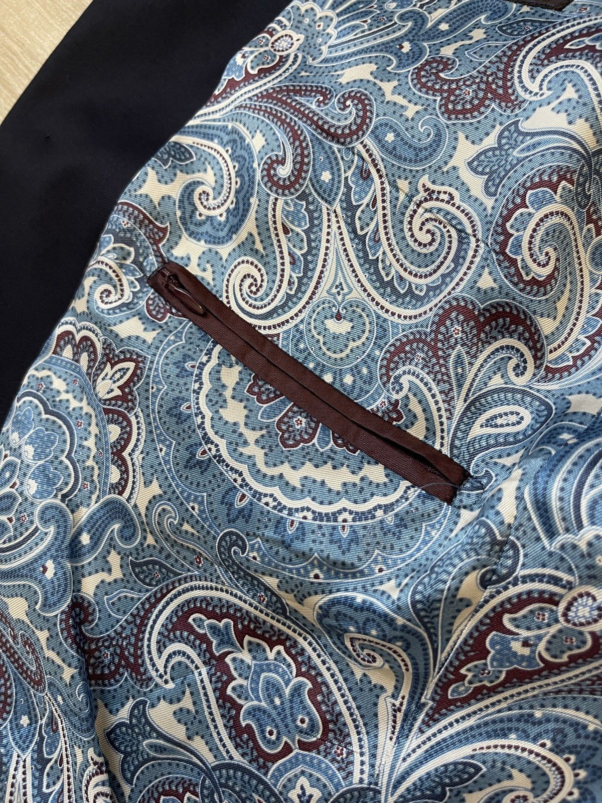 Vitale Barberis Canonico Vintage VITALE BARBERIS CANONICO blazer dark blue jacket Size 42R - 11 Thumbnail