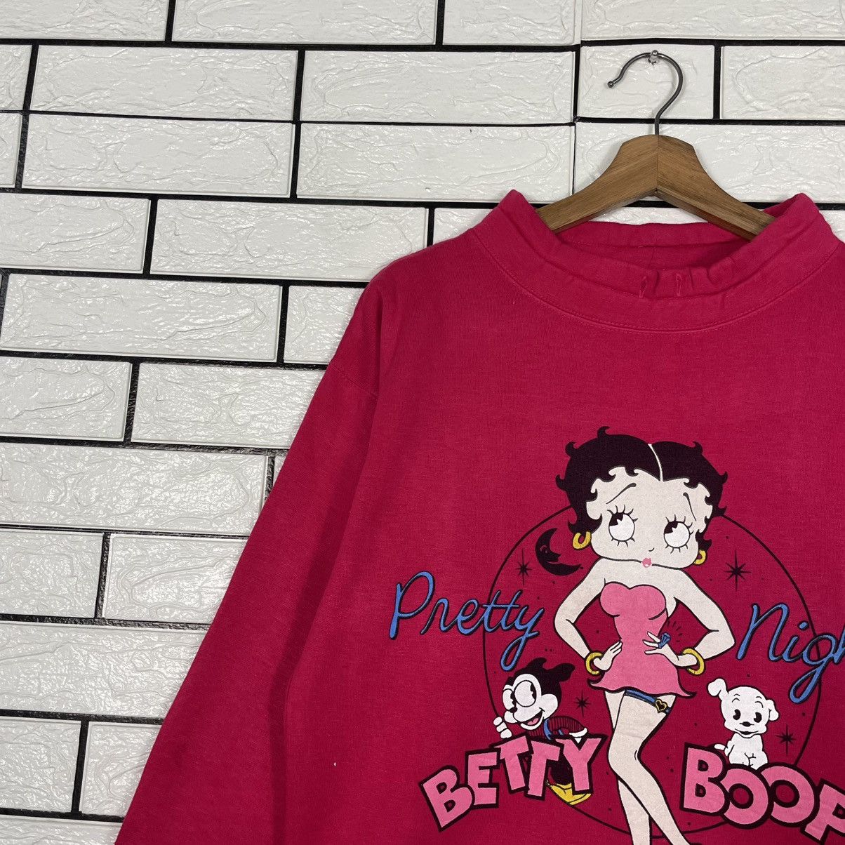 Japanese Brand Vintage 90s Betty Boop Pretty Night Sweatshirt Size L / US 10 / IT 46 - 6 Thumbnail