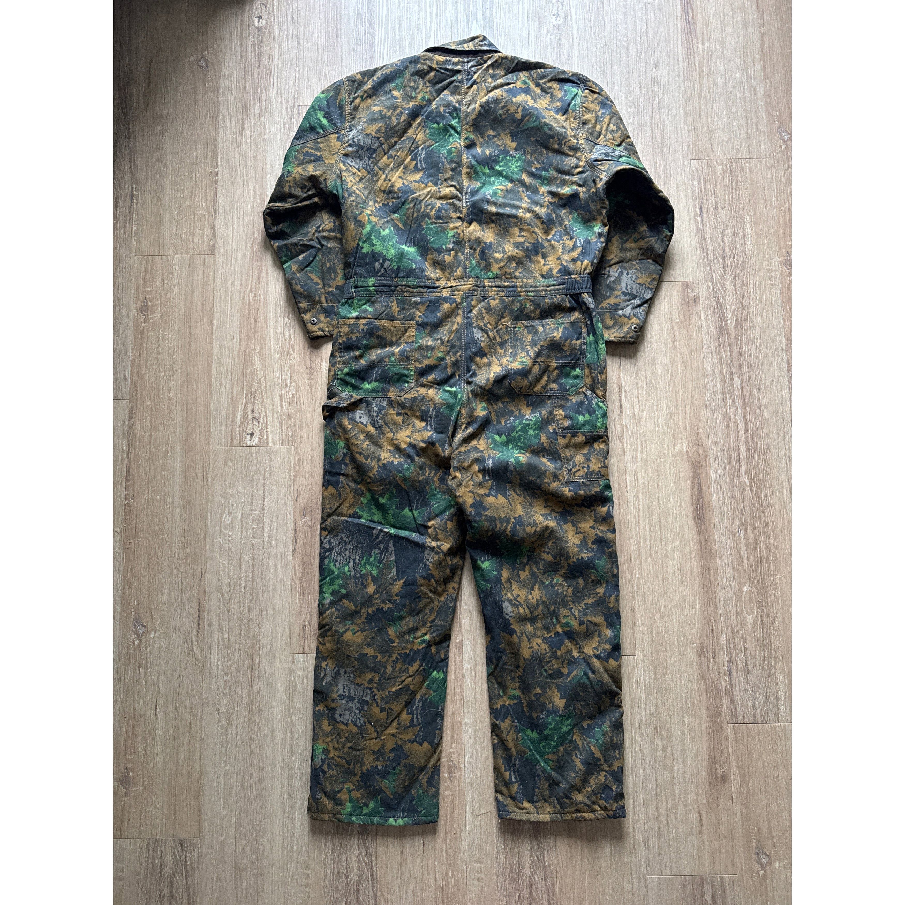 Other Bass Creek Workwear Forest Camo Overalls Size US 32 / EU 48 - 6 Thumbnail