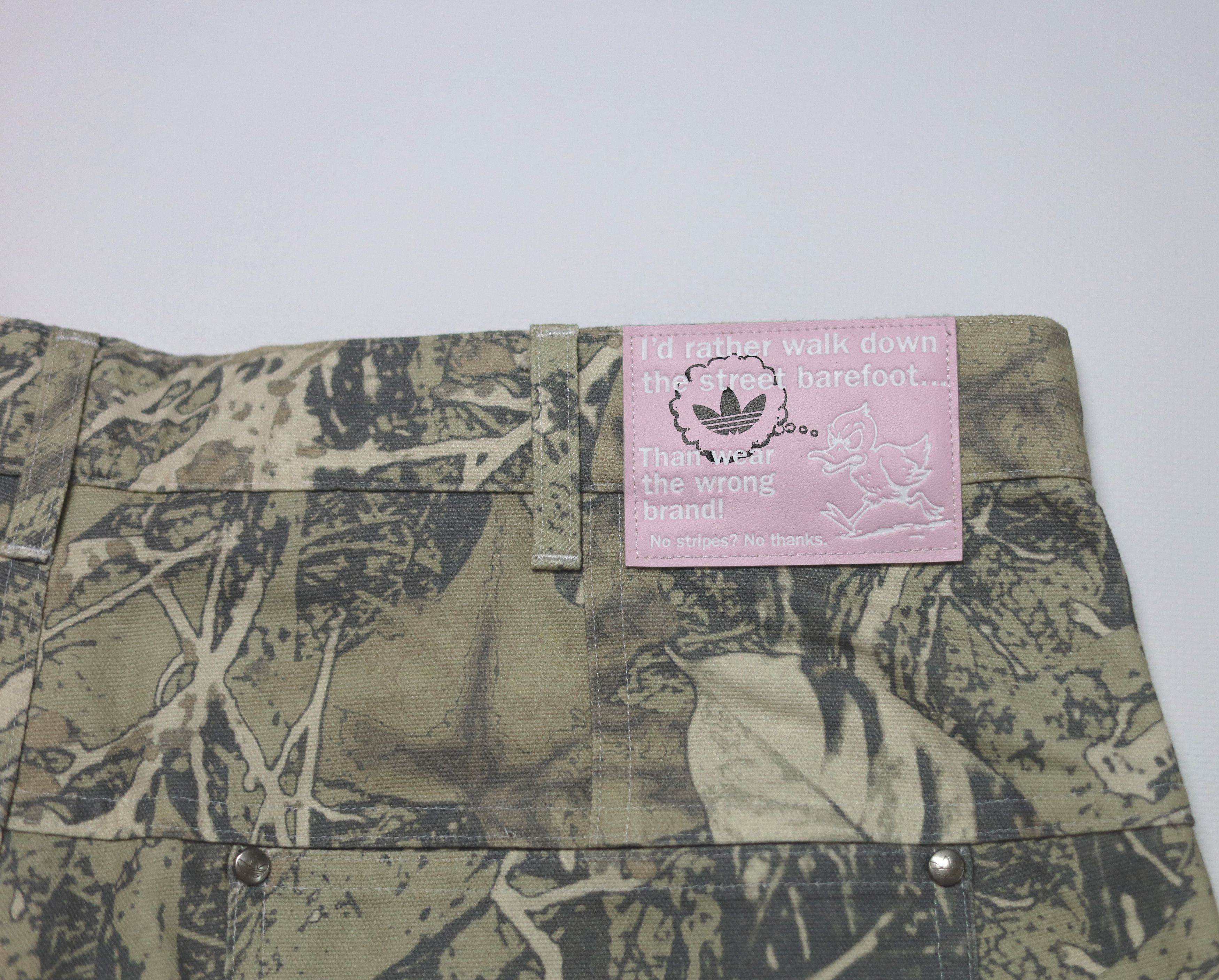 Adidas Adidas Originals Canvas Cargo Work Pants Real Tree AsiaFit Size US 34 / EU 50 - 10 Thumbnail