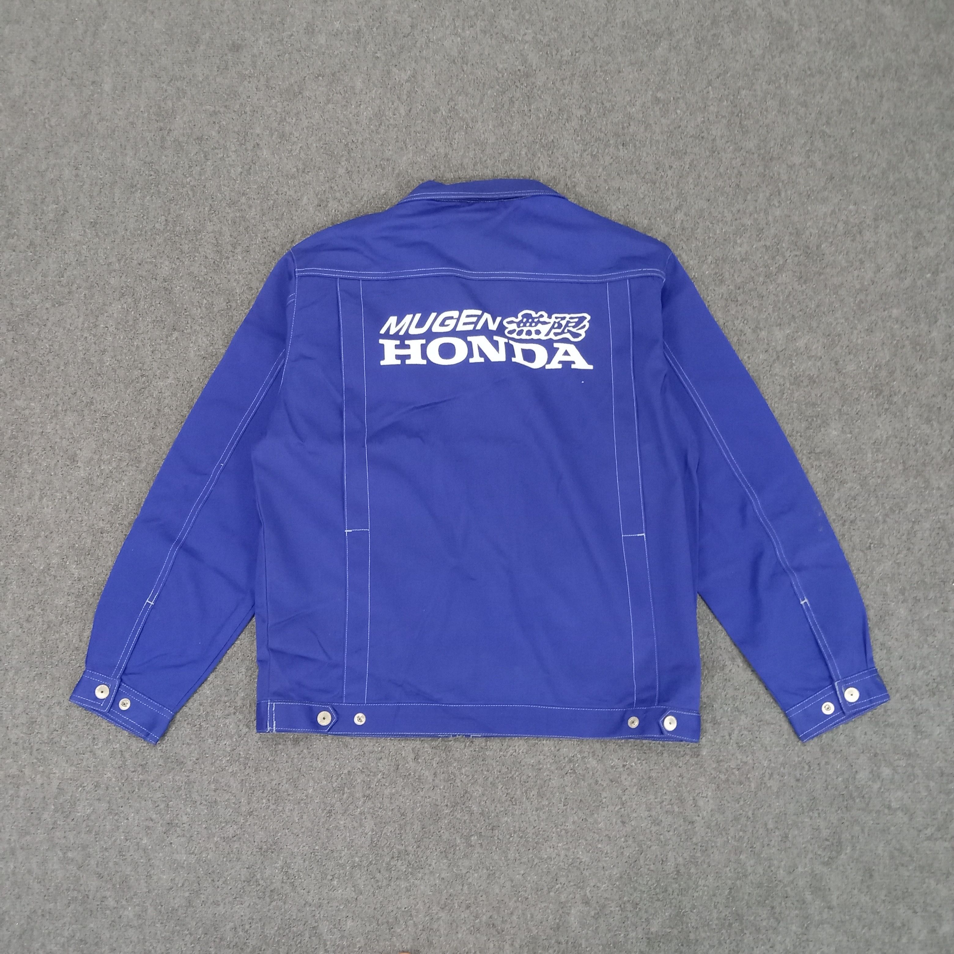 Honda × Japanese Brand × Vintage Mugen Honda Japanese Racing Team Custom Art Jacket Size US M / EU 48-50 / 2 - 1 Thumbnail