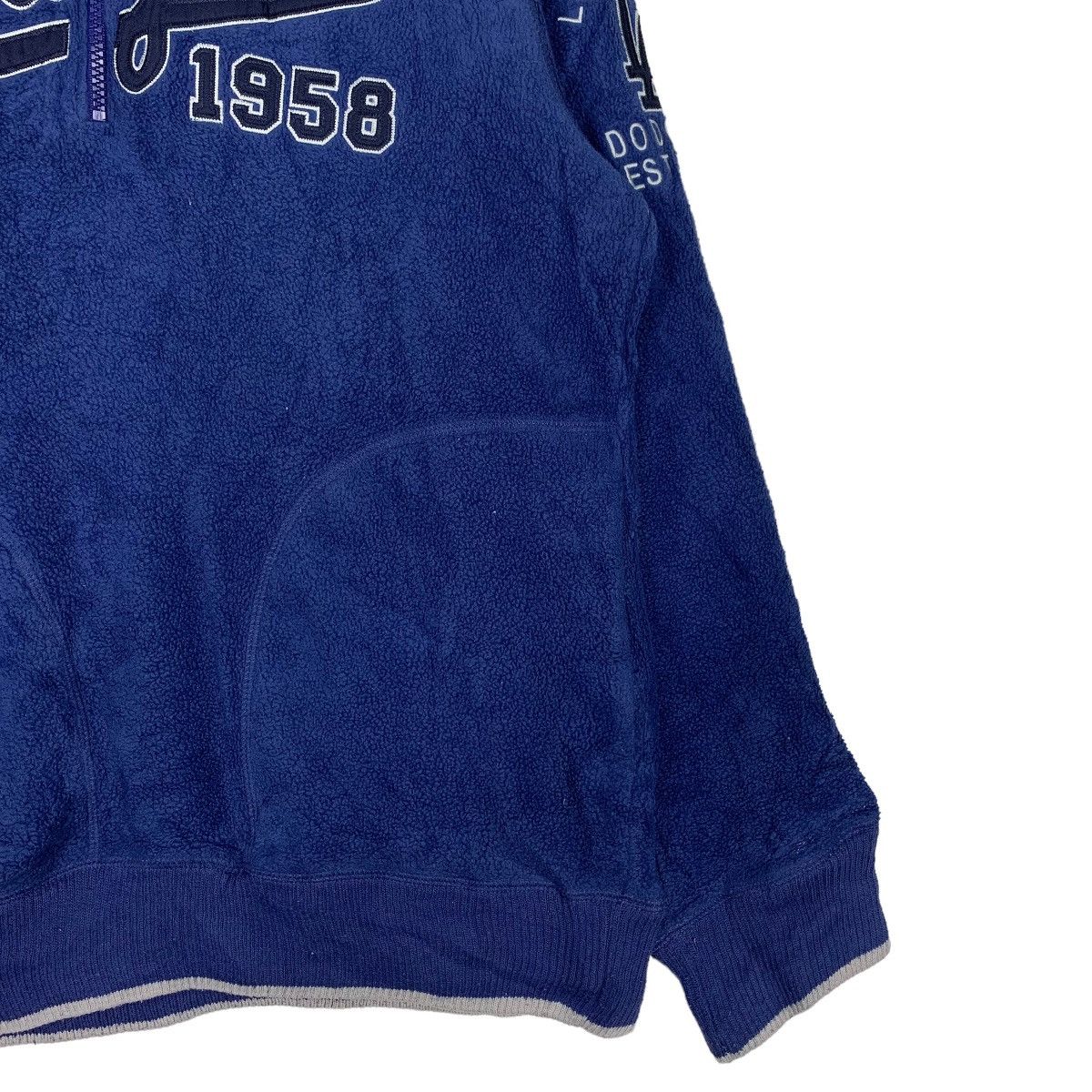 MLB MLB Los Angeles Dodgers Big Logo Half Zip Fleece #0077-C5 Size US M / EU 48-50 / 2 - 5 Thumbnail