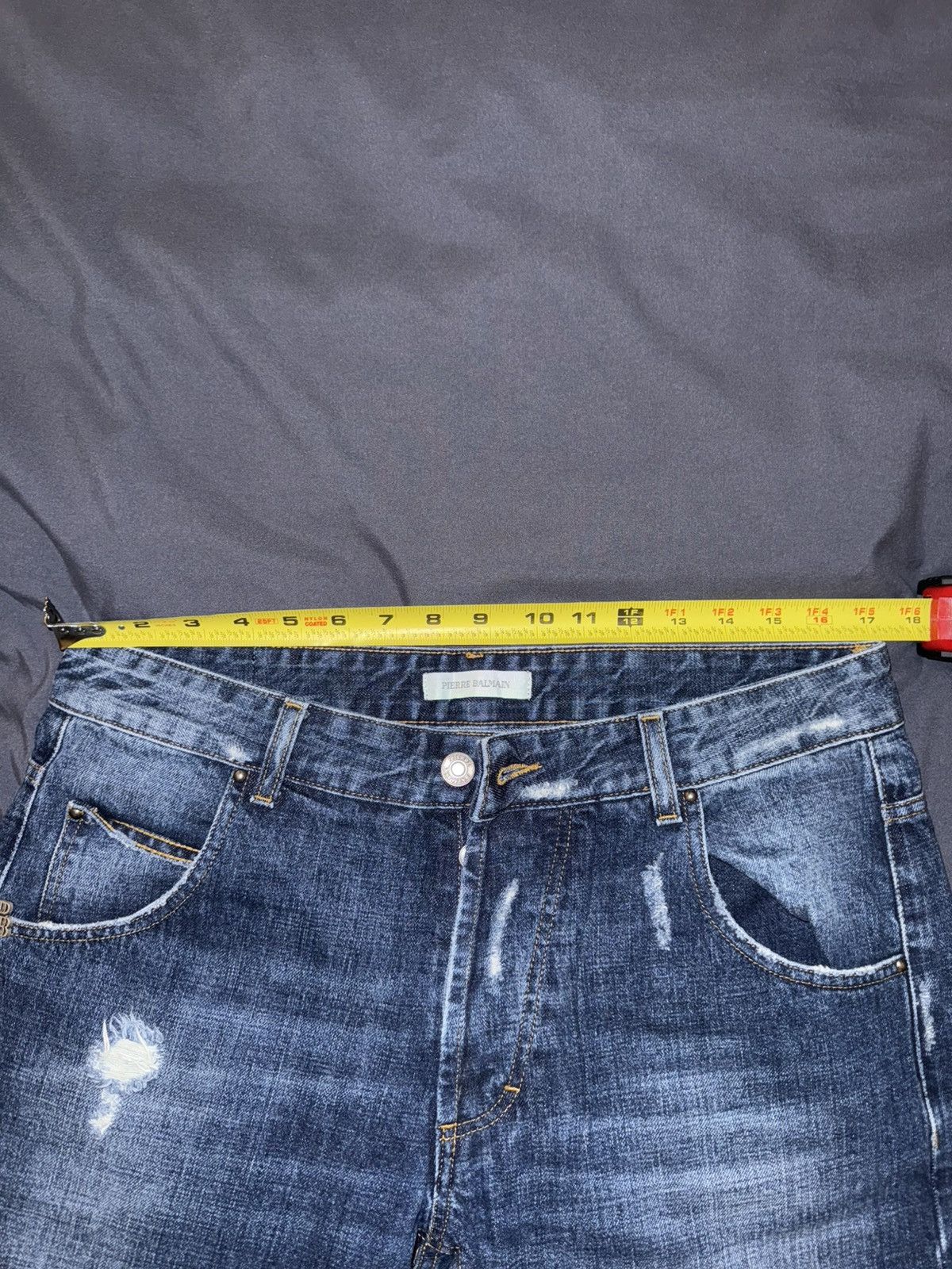 Pierre Balmain Pierre Balmain Engineered Distressed Denim Jeans US36 / IT50 Size US 36 / EU 52 - 7 Thumbnail