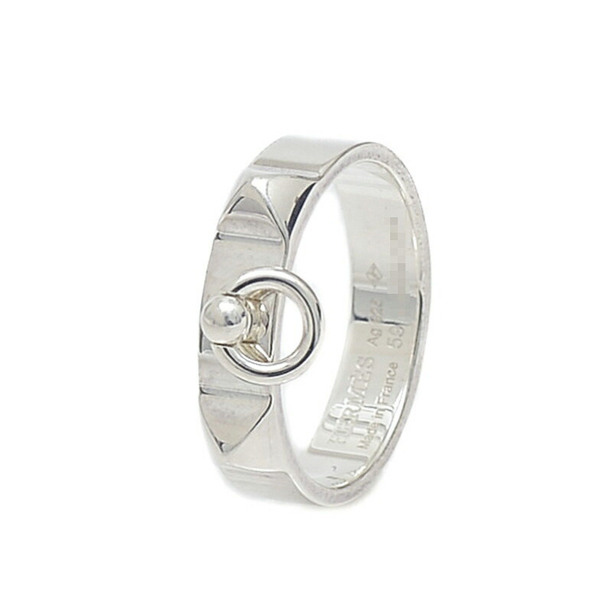 image of Hermes Collier De Chien Ring Silver Sv925 59, Women's