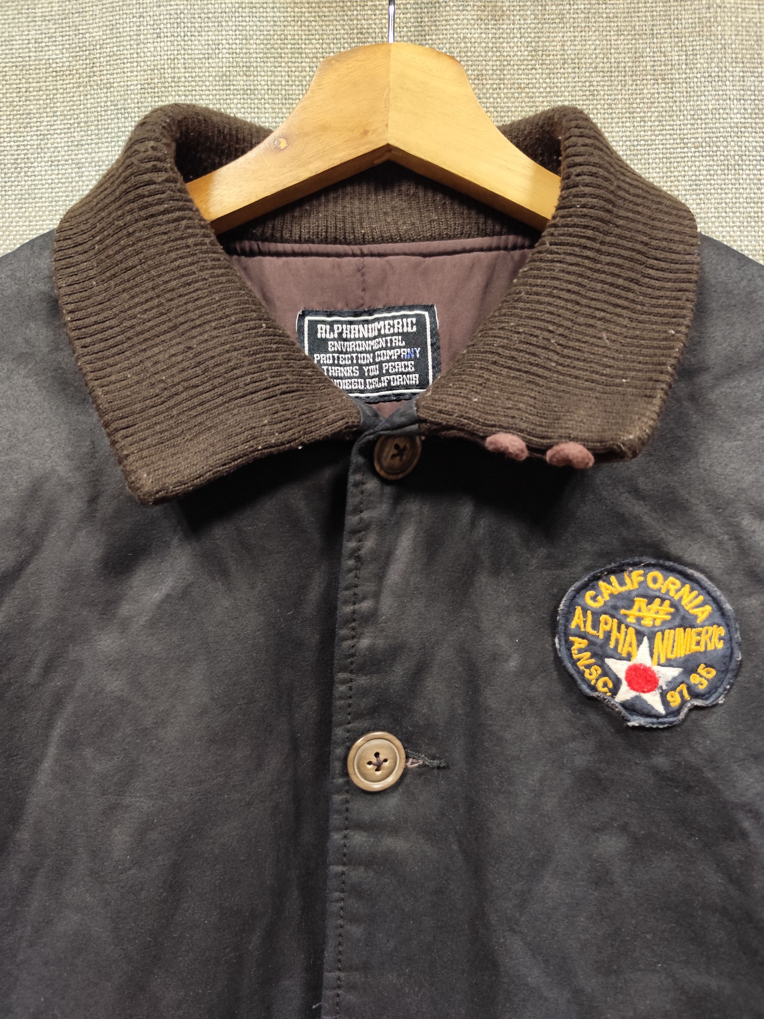 Avirex vintage alpha numeric bomber flight jacket Size US M / EU 48-50 / 2 - 6 Thumbnail