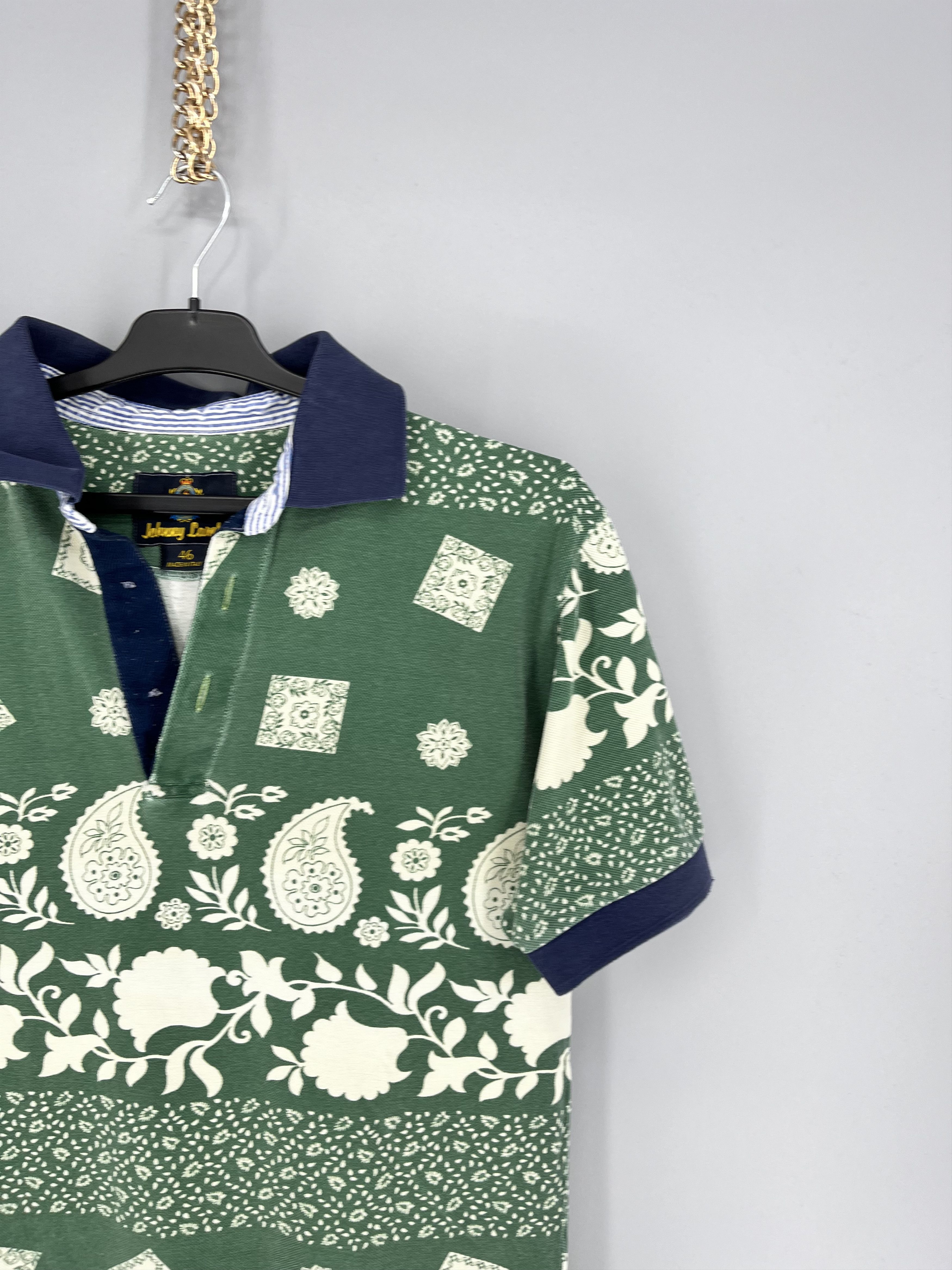 Vintage Vintage Johnny Lambs Milano polo Italy Paisley Size US M / EU 48-50 / 2 - 5 Thumbnail