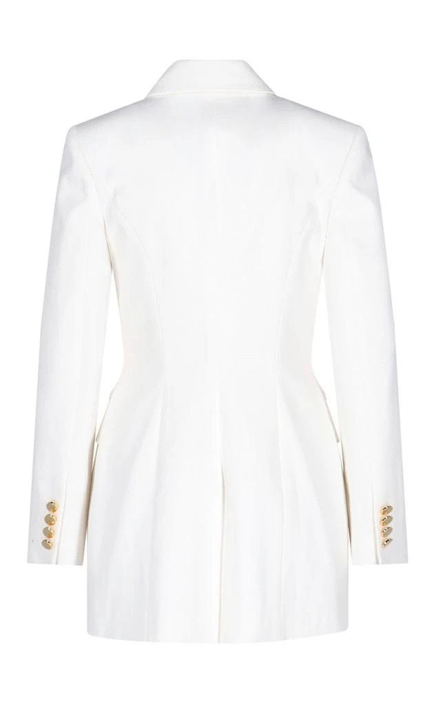 Alexander McQueen o1y0325 Blazer in White Size XS / US 0-2 / IT 36-38 - 2 Thumbnail