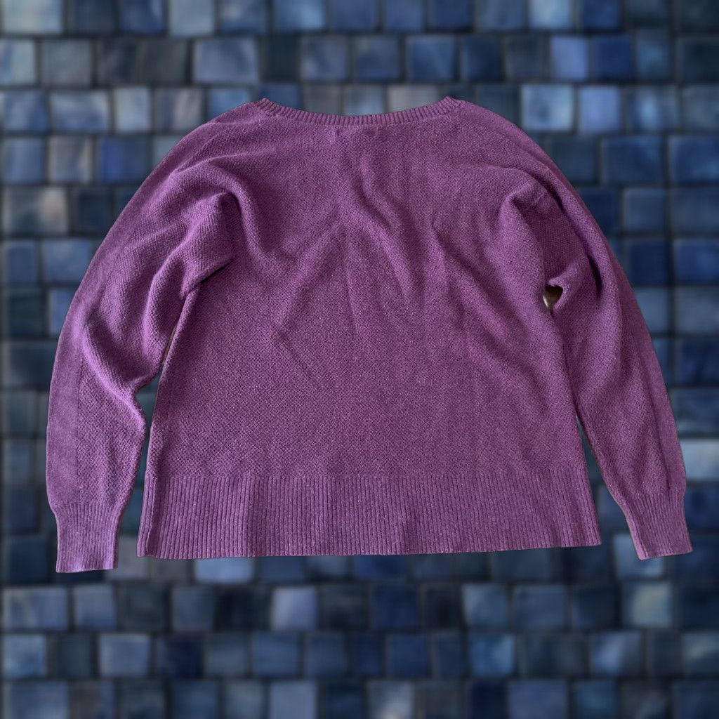 American Eagle Outfitters American Eagle Outfitters Sweater Women’s S Knit Pullover Round Neck Burgundy Long Sleeve Size S / US 4 / IT 40 - 1 Thumbnail