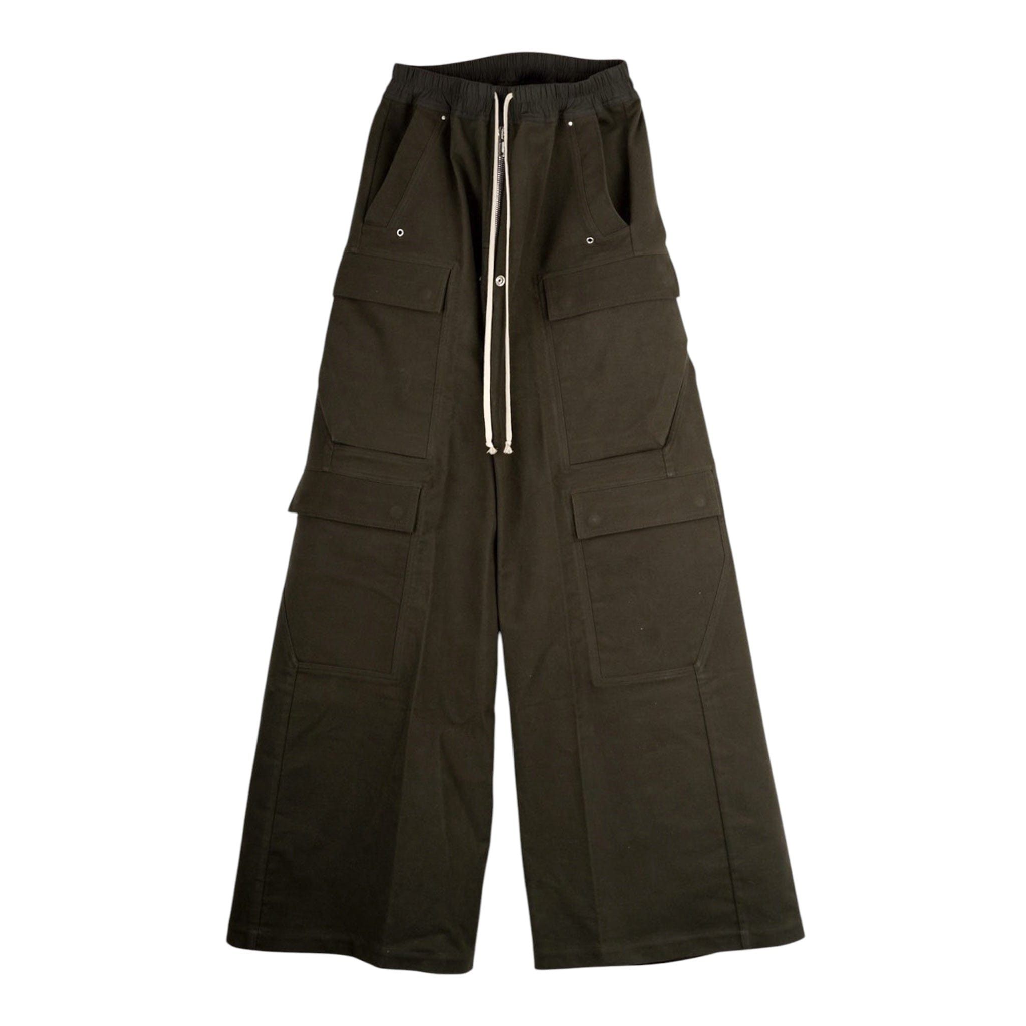 Rick Owens Porterville Jumbo Cargobelas Pants Forest Green Size US 31 - 1 Thumbnail