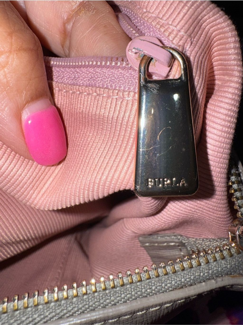 Furla Furla Minerva Tote Grey Size ONE SIZE - 12 Thumbnail