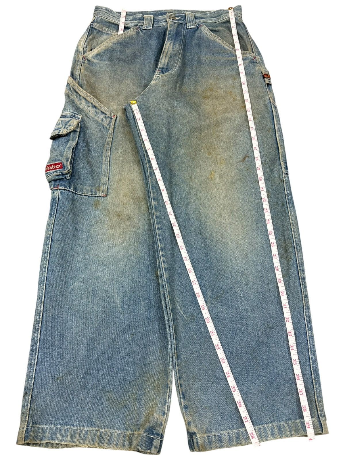 Hobo Vintage Hobo Cargo Carpenter Mud Wash Baggy Jeans Size US 31 - 12 Thumbnail