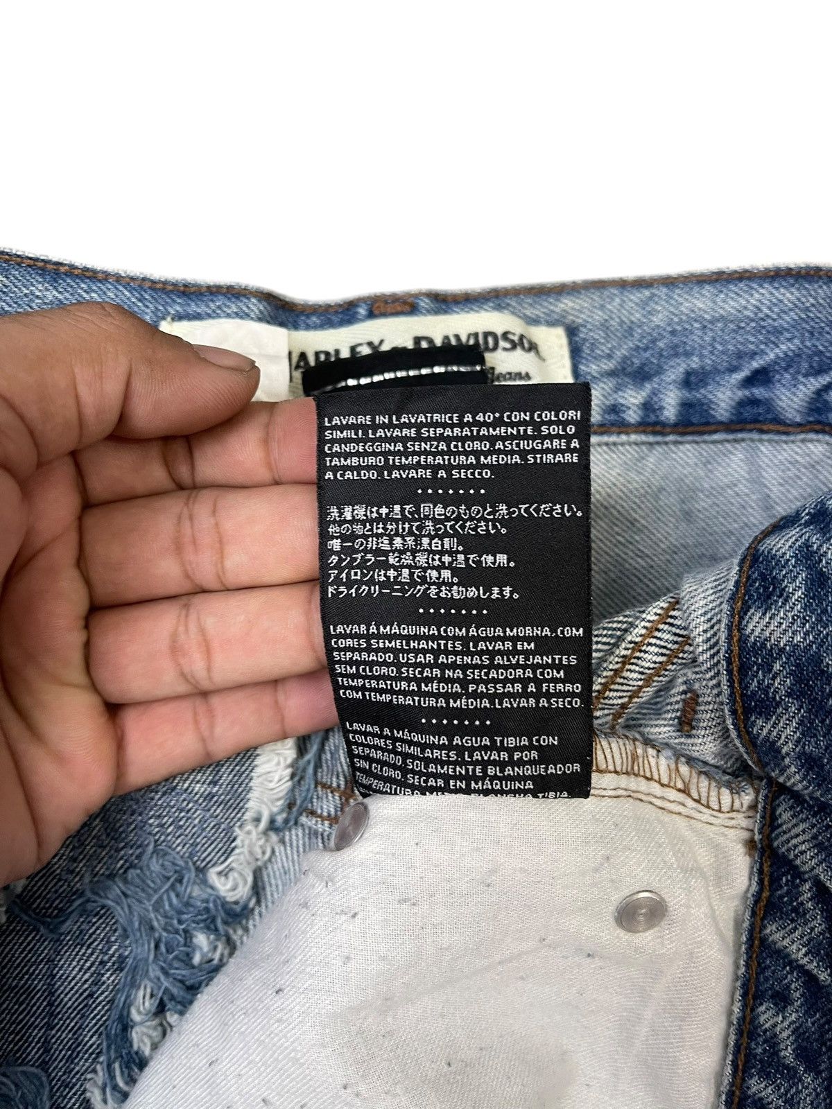 Harley Davidson Vintage Harley Davidson Genuine Motorclothes Jeans Size US 38 / EU 54 - 12 Thumbnail