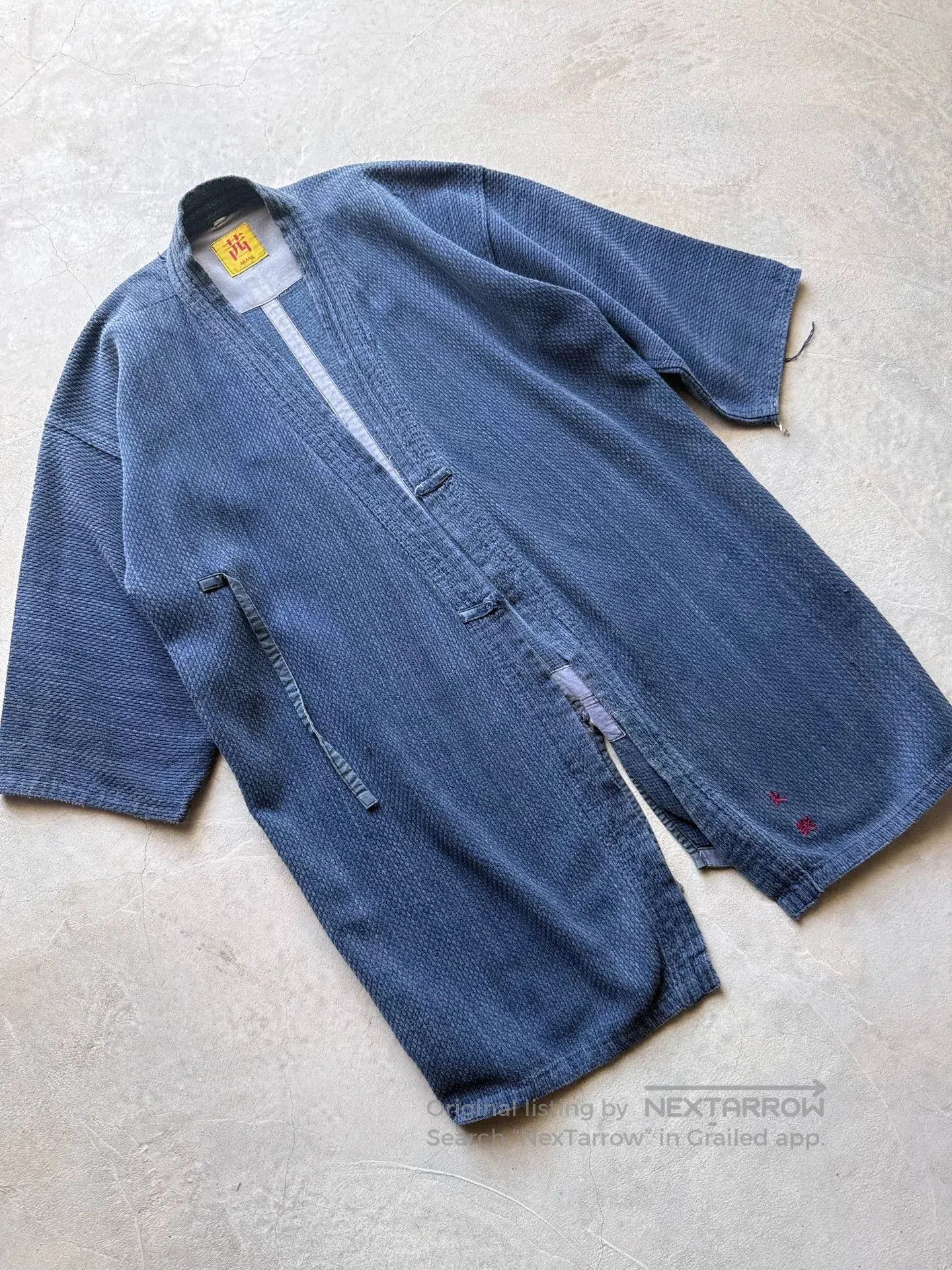 Vintage Vintage 90s Akane Indigo Robe. Size US M / EU 48-50 / 2 - 2 Thumbnail