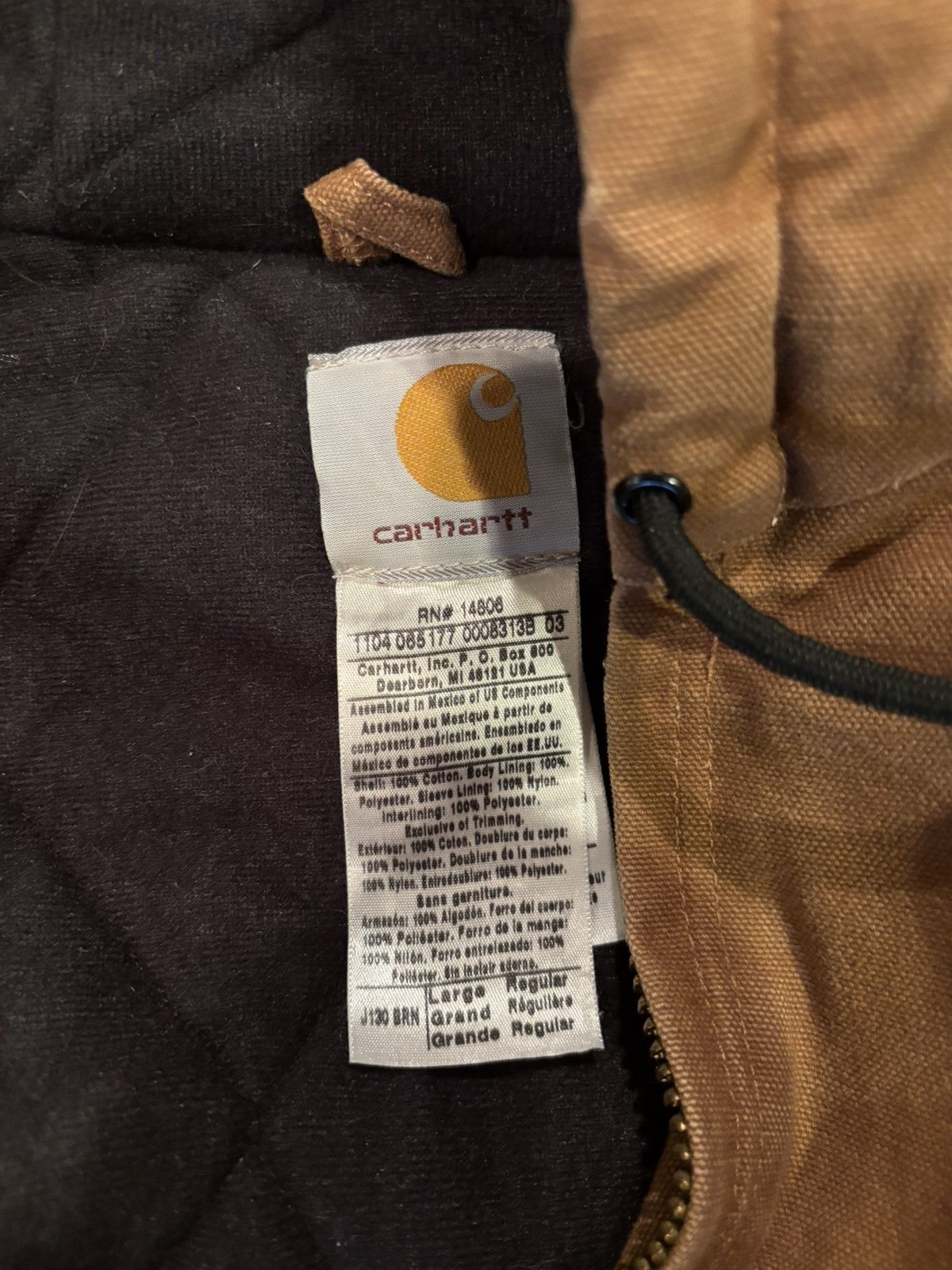 Carhartt Carhartt Hooded Vintage Jacket Size US L / EU 52-54 / 3 - 3 Thumbnail