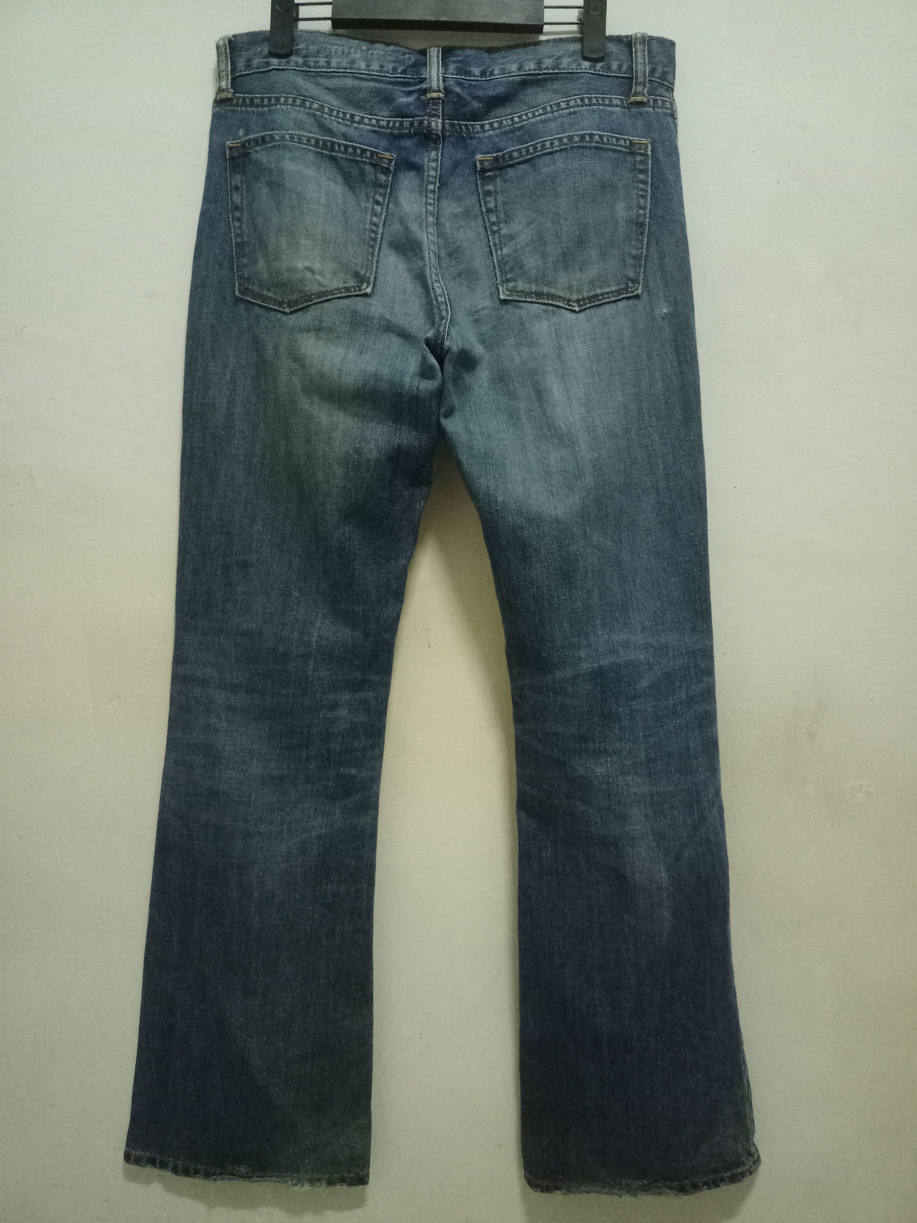 Gap Vintage Gap Premium Mud Wash Flares Style Distressed Jeans Size US 32 / EU 48 - 2 Thumbnail