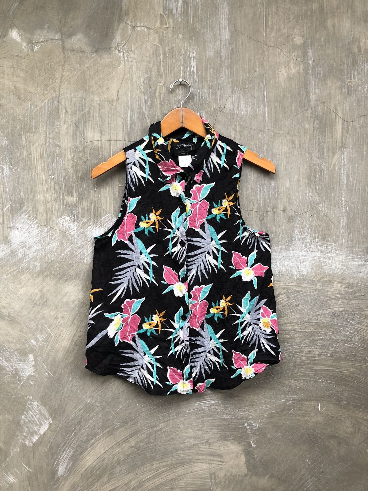 Stussy Stussy Floral Summer Vibes Sleeveless Tops Size S / US 4 / IT 40 - 4 Thumbnail