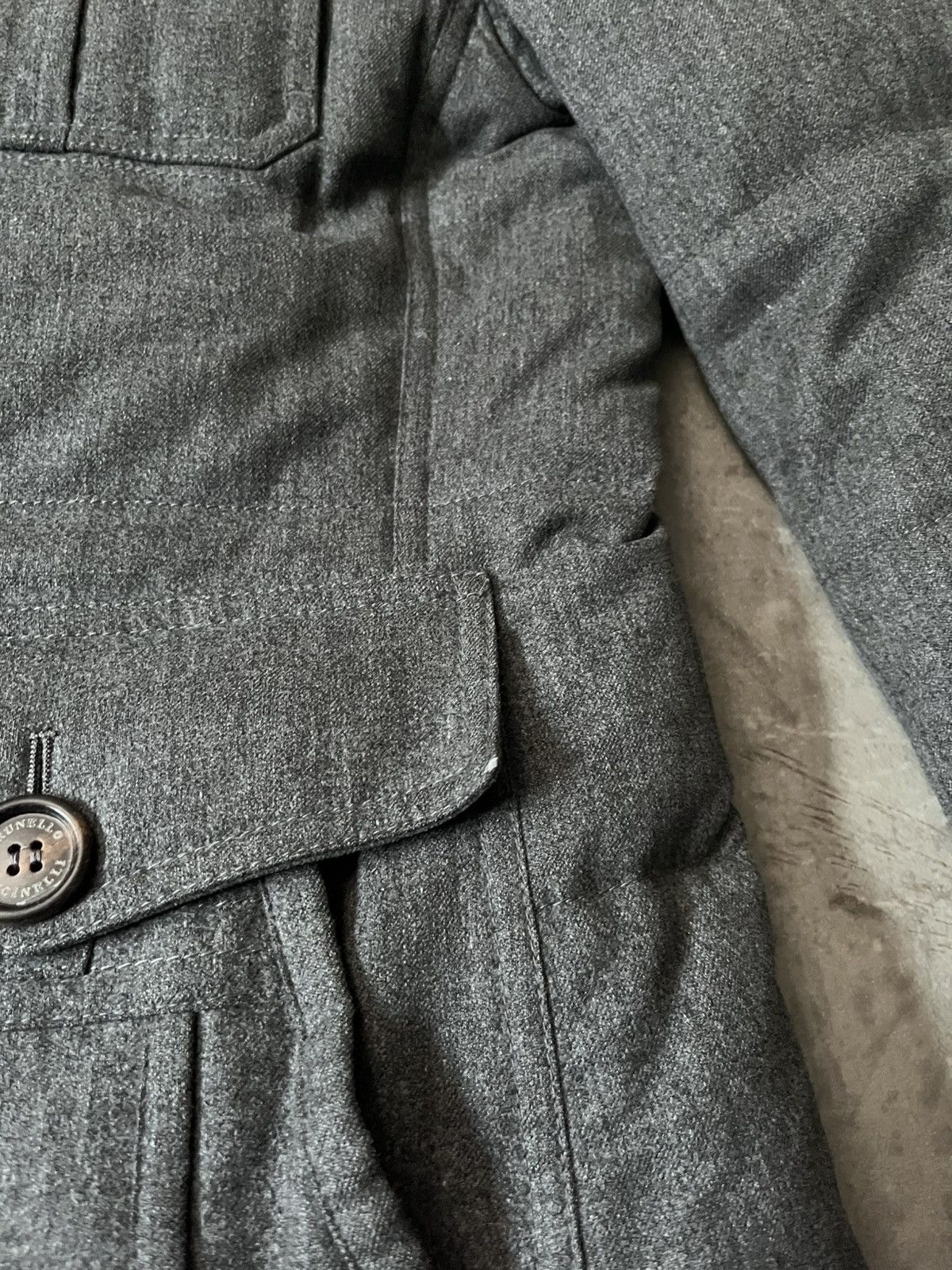 Brunello Cucinelli Brunello Cucinelli multi pocket jacket wool silk cashmere Size US L / EU 52-54 / 3 - 9 Thumbnail