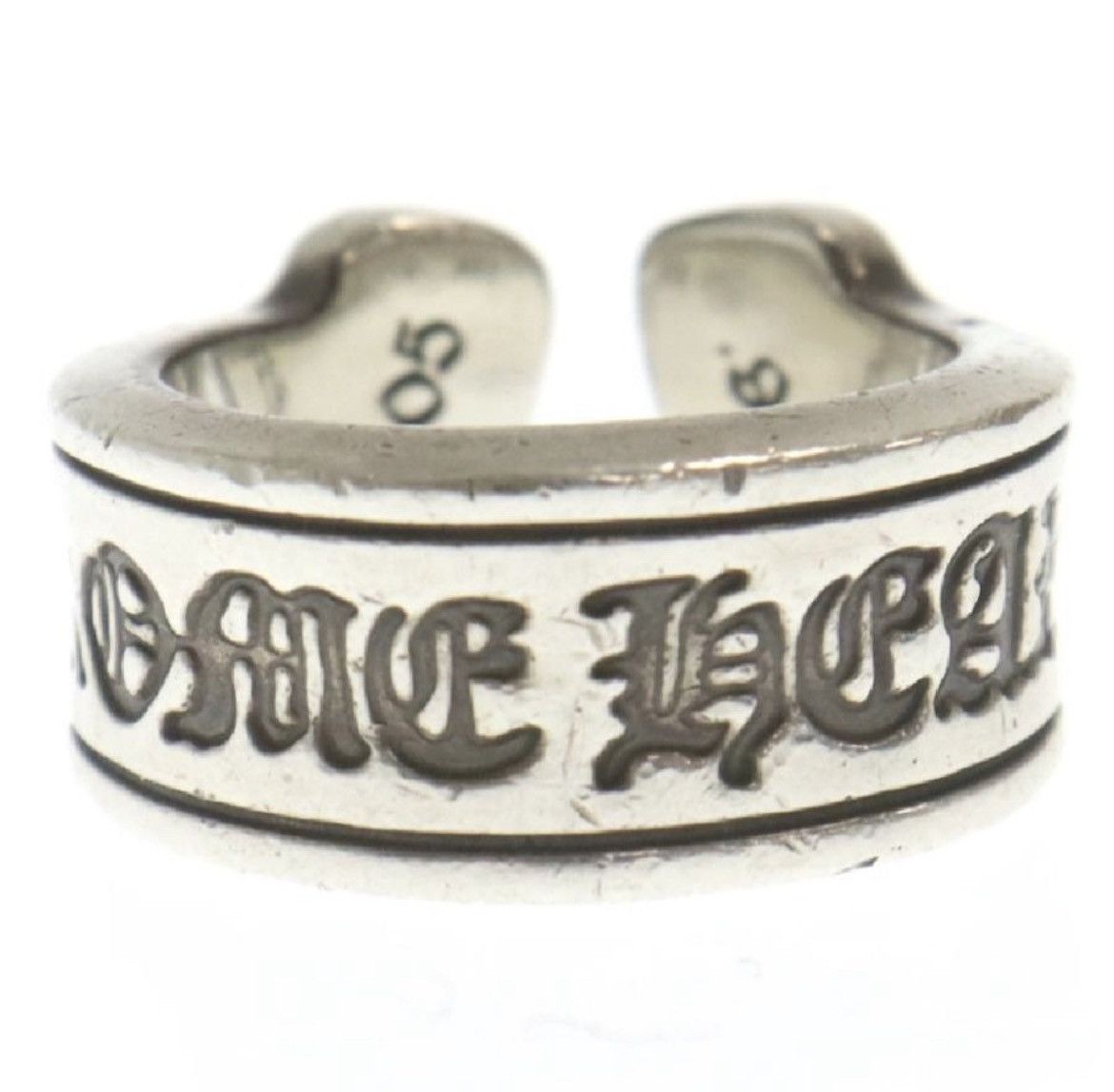 Chrome Hearts Chrome Hearts large SCROLL LABEL ring Size ONE SIZE - 1 Thumbnail