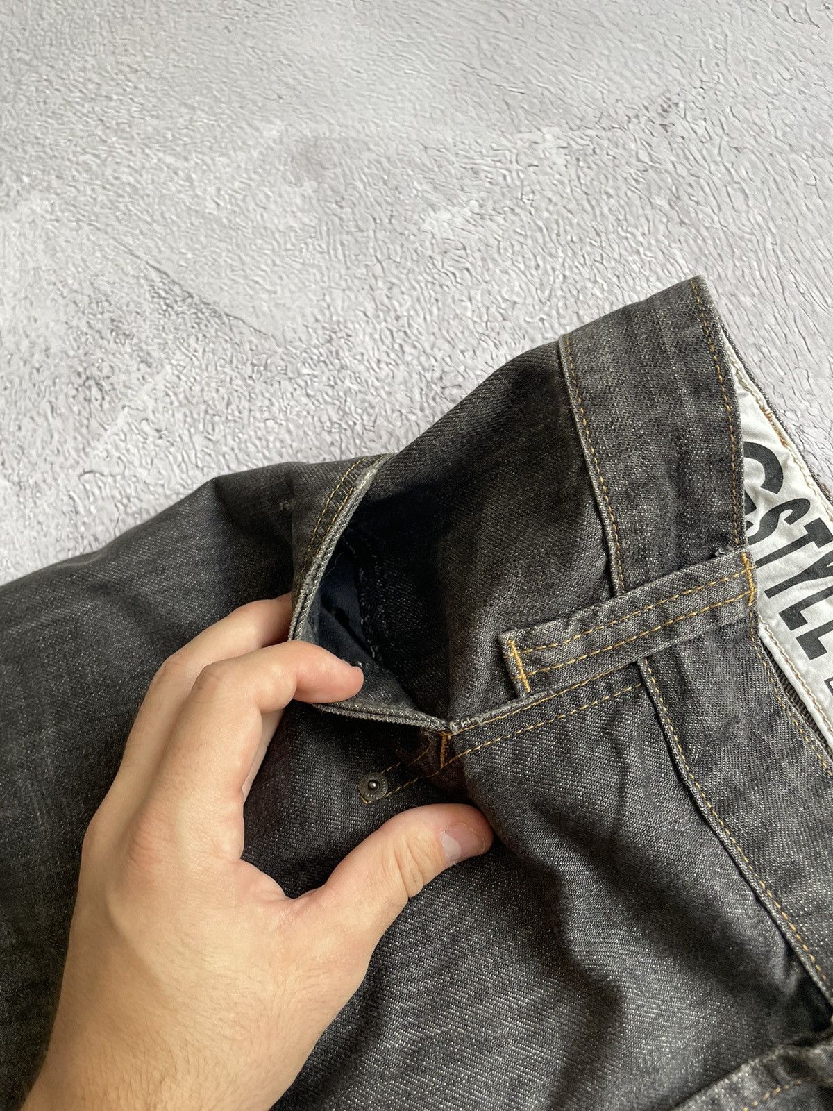 Dolce & Gabbana Vintage Jeans Pants Dolce Gabbana D&G Distressed Fabric 00’s Size US 34 / EU 50 - 6 Thumbnail