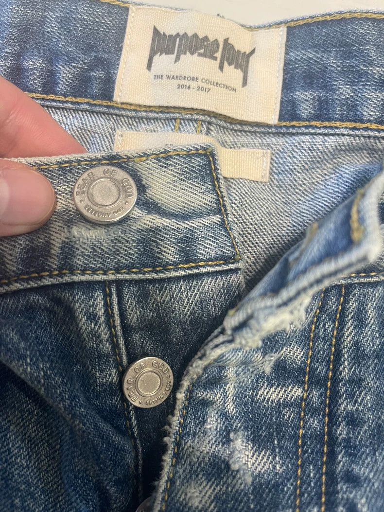 Fear of God Fear of God Splashed blue jeans Size US 32 / EU 48 - 4 Thumbnail