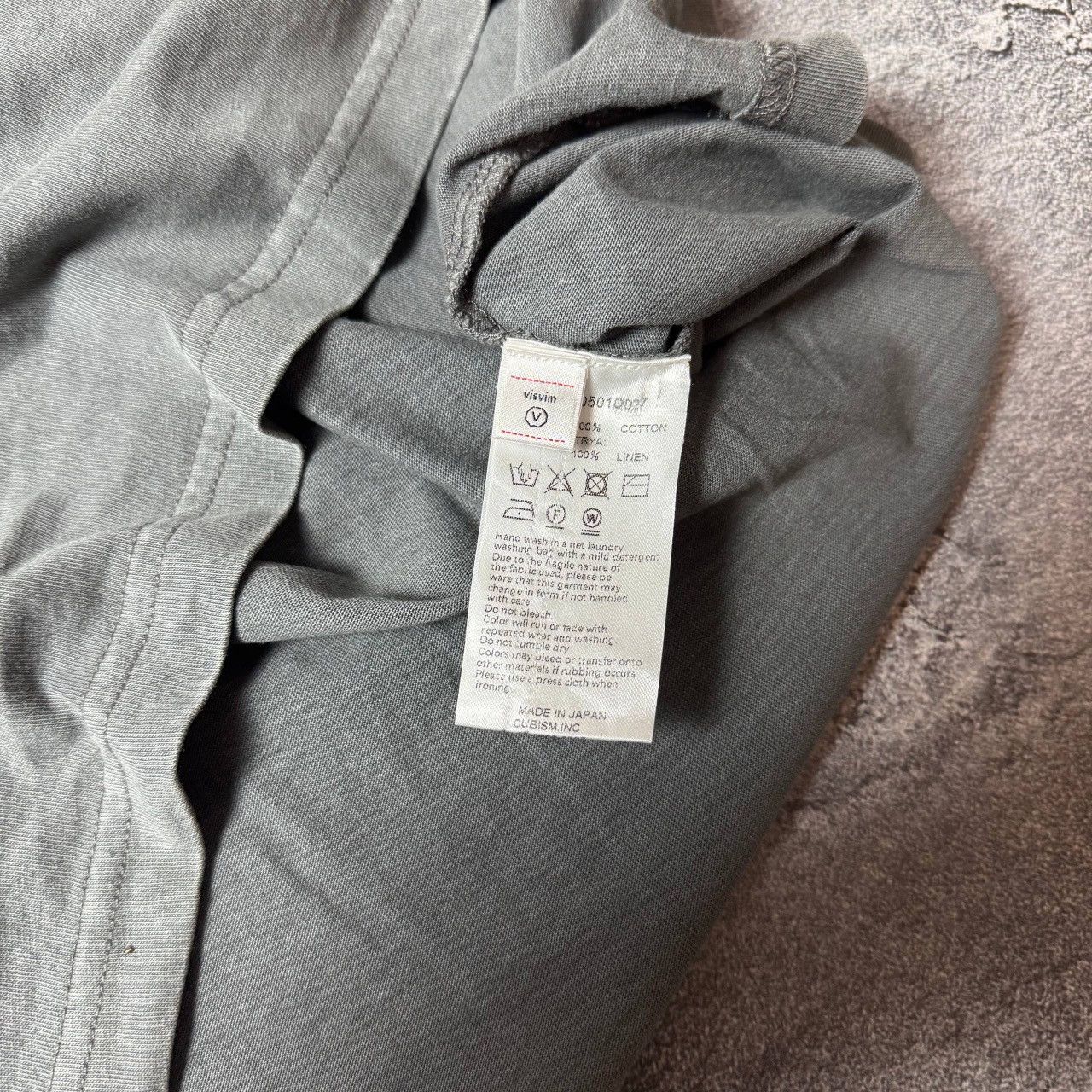 Visvim Visvim jumbo crash tee MADE IN JAPAN 1(M) Size US M / EU 48-50 / 2 - 4 Thumbnail