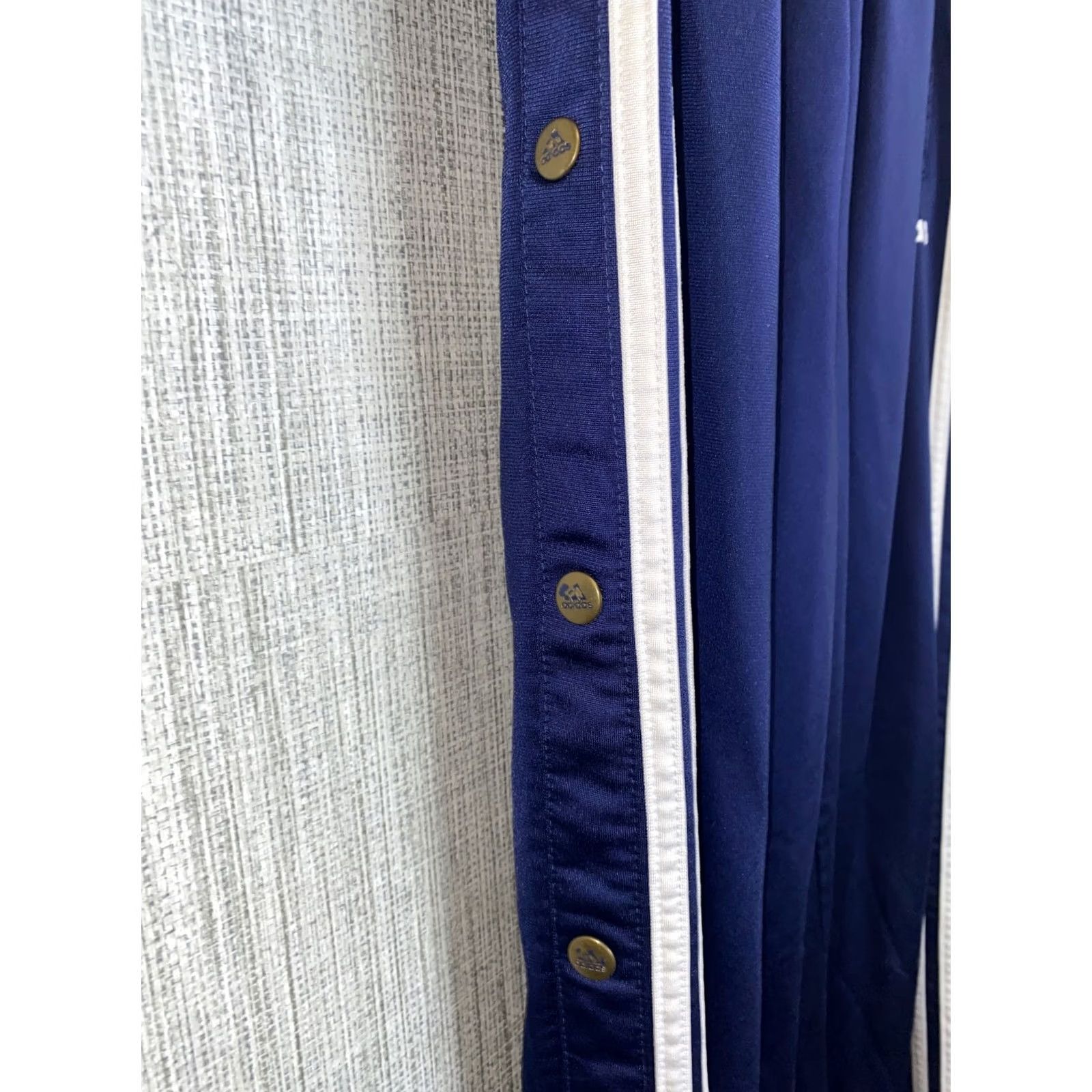Adidas VTG Adidas Button Down Sides Sweatpants Mens L Blue Sweatpants Comfort Activewear Button Closure Size US 33 - 4 Thumbnail