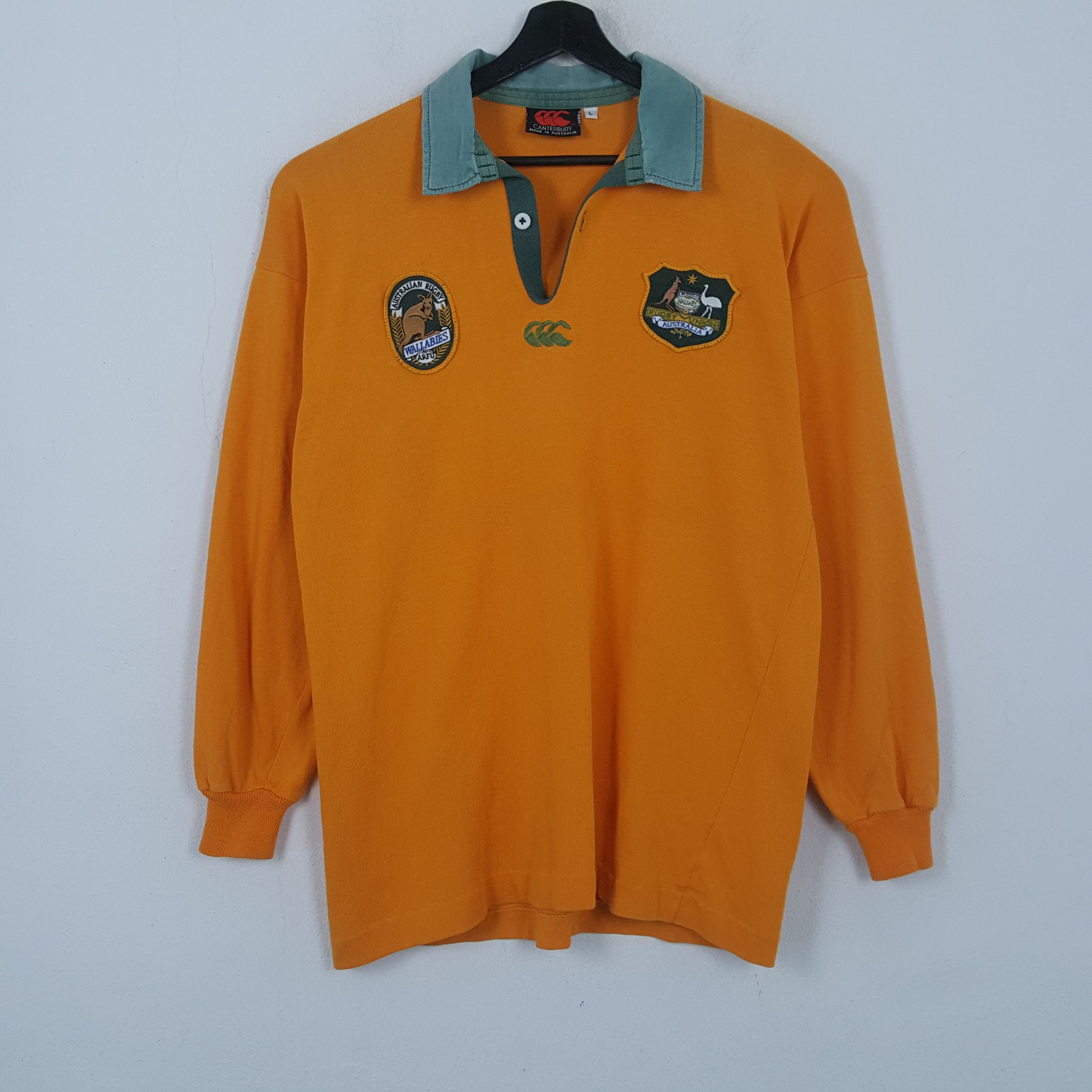 Canterbury of New Zealand Canterbury Wallabies Australia Rugby Polos Style RR11 Size US L / EU 52-54 / 3 - 1 Thumbnail