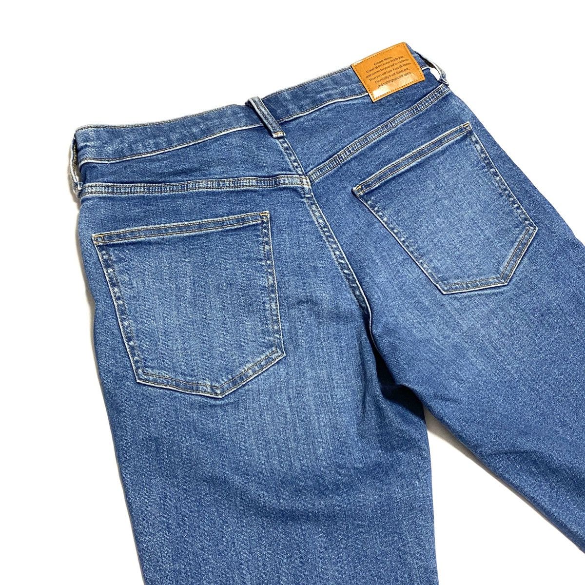 Japanese Brand × Jun Takahashi × Undercover Undercover × GU Slim Damage Jeans Blue Size L Size US 34 / EU 50 - 6 Thumbnail
