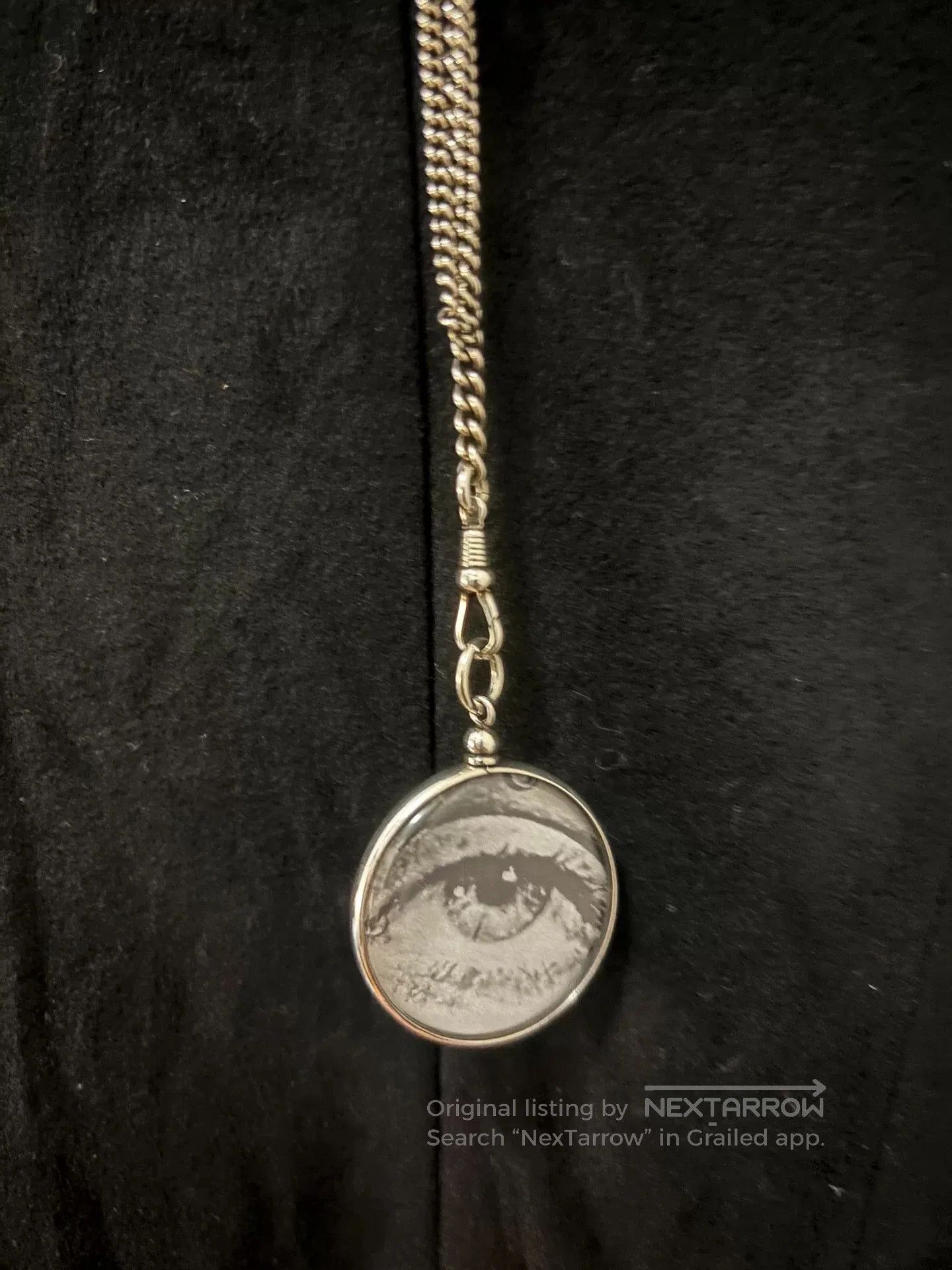 Ann Demeulemeester Ann Demeulemeester SS2008 Silver Eye Necklace. Size ONE SIZE - 1 Thumbnail