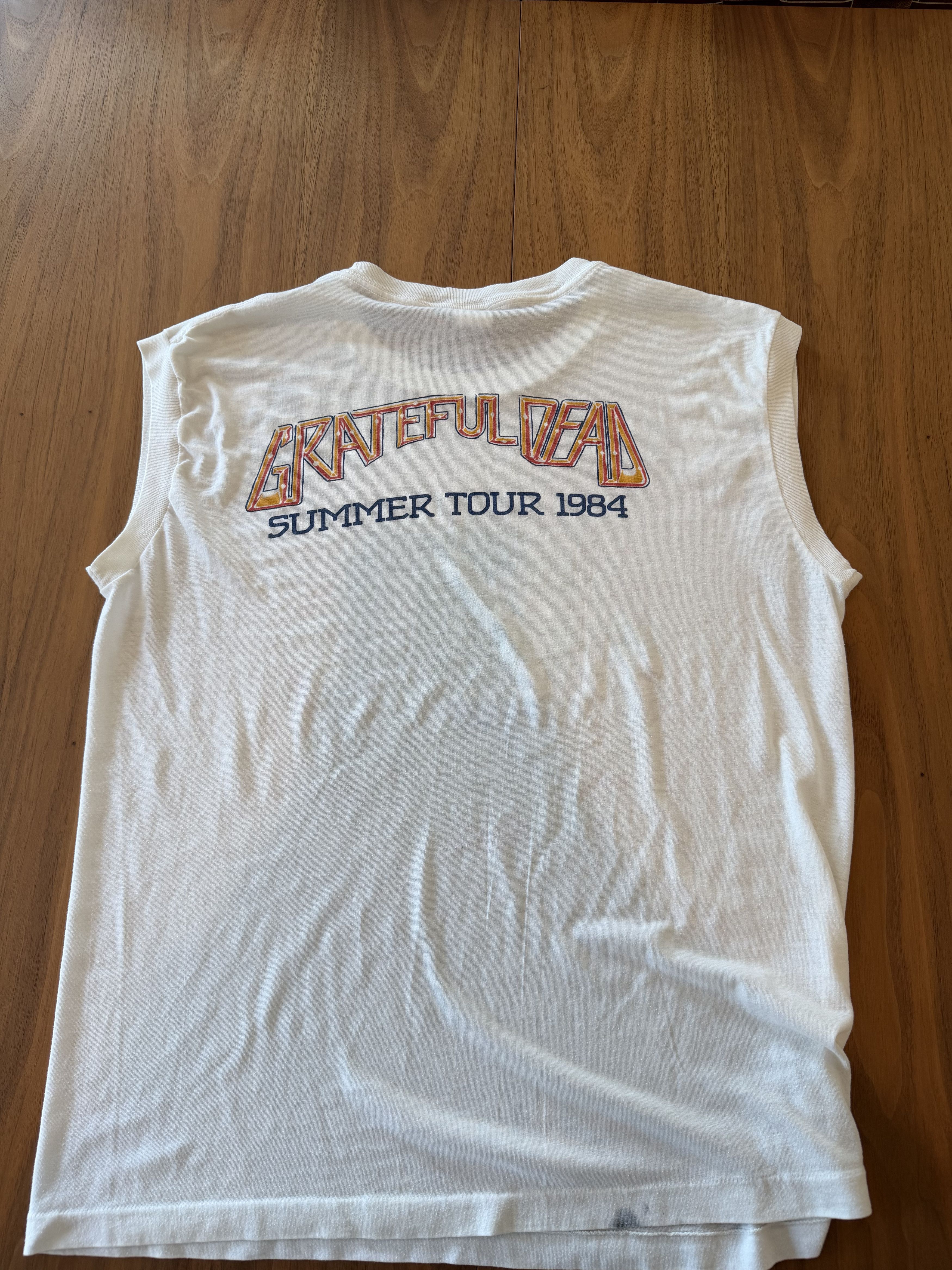 Grateful Dead Grateful Dead 1984 Summer Tour Sleeveless Size US XL / EU 56 / 4 - 2 Thumbnail