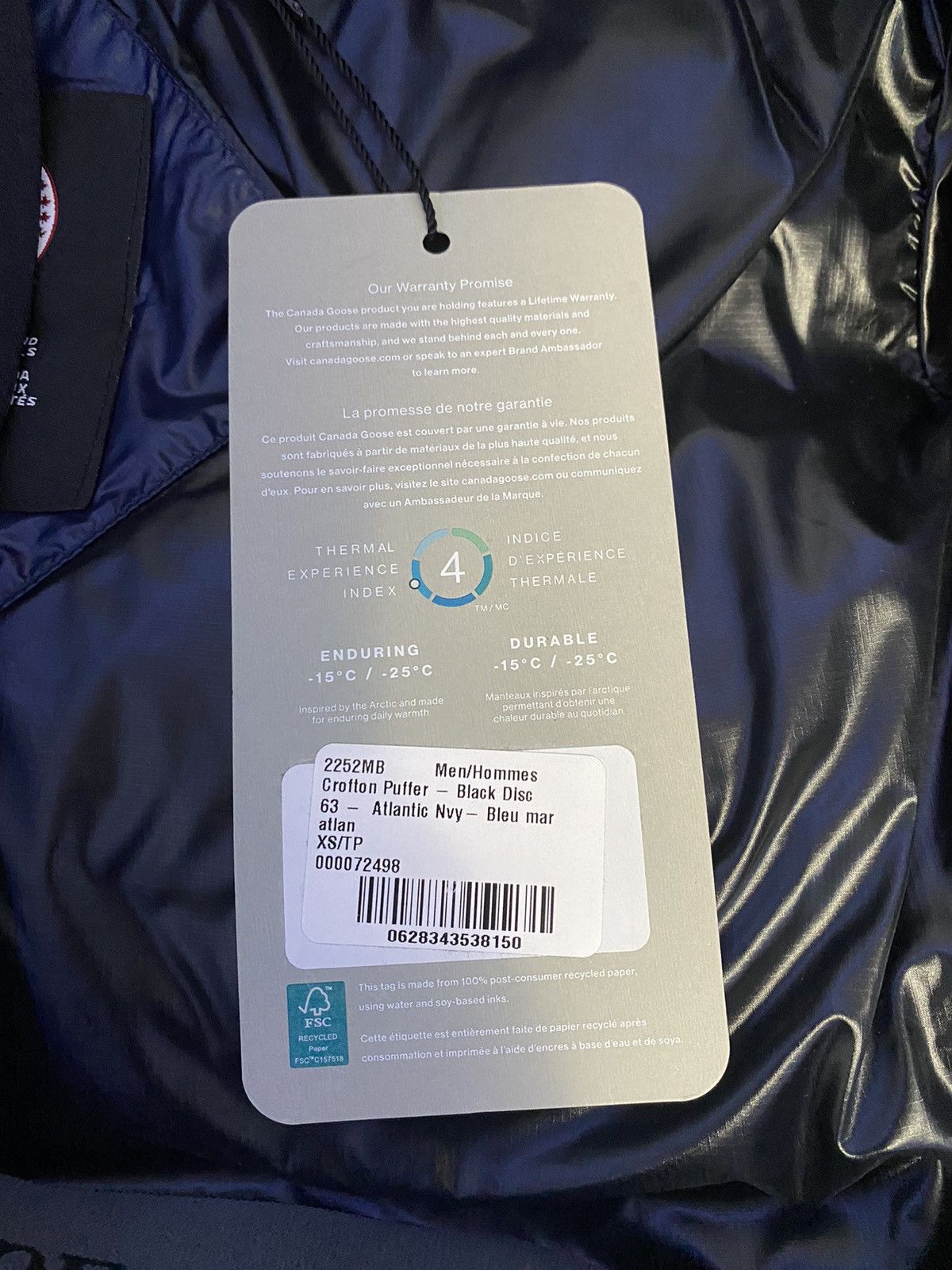 Canada Goose Canada Goose Crofton Puffer Jacket Size US XS / EU 42 / 0 - 8 Thumbnail