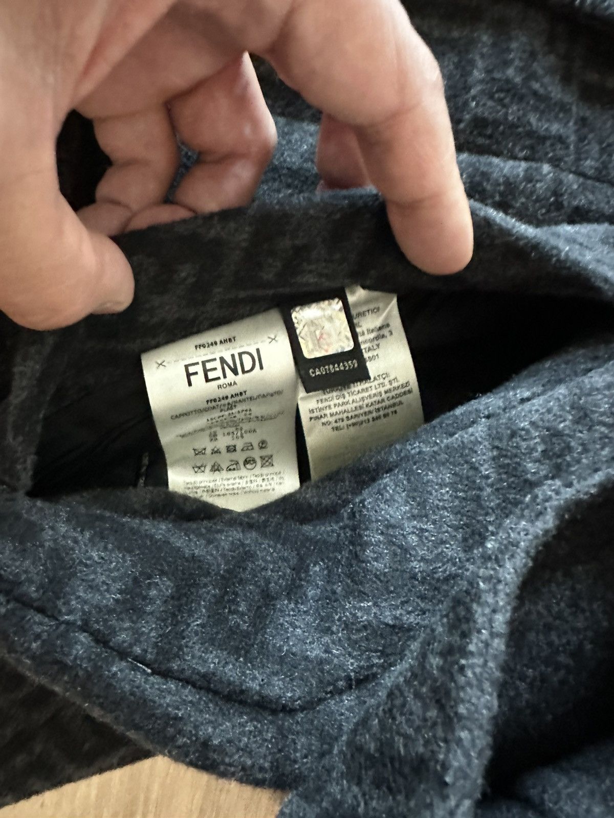 Fendi Fendi Cashmere reversible overcoat Size US L / EU 52-54 / 3 - 8 Thumbnail