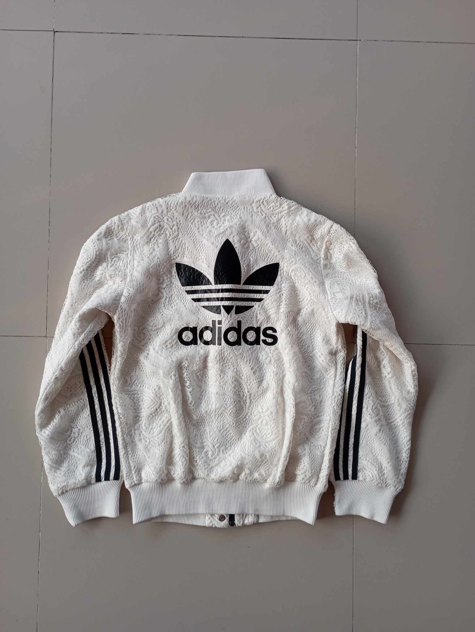 Lace adidas jacket hot sale