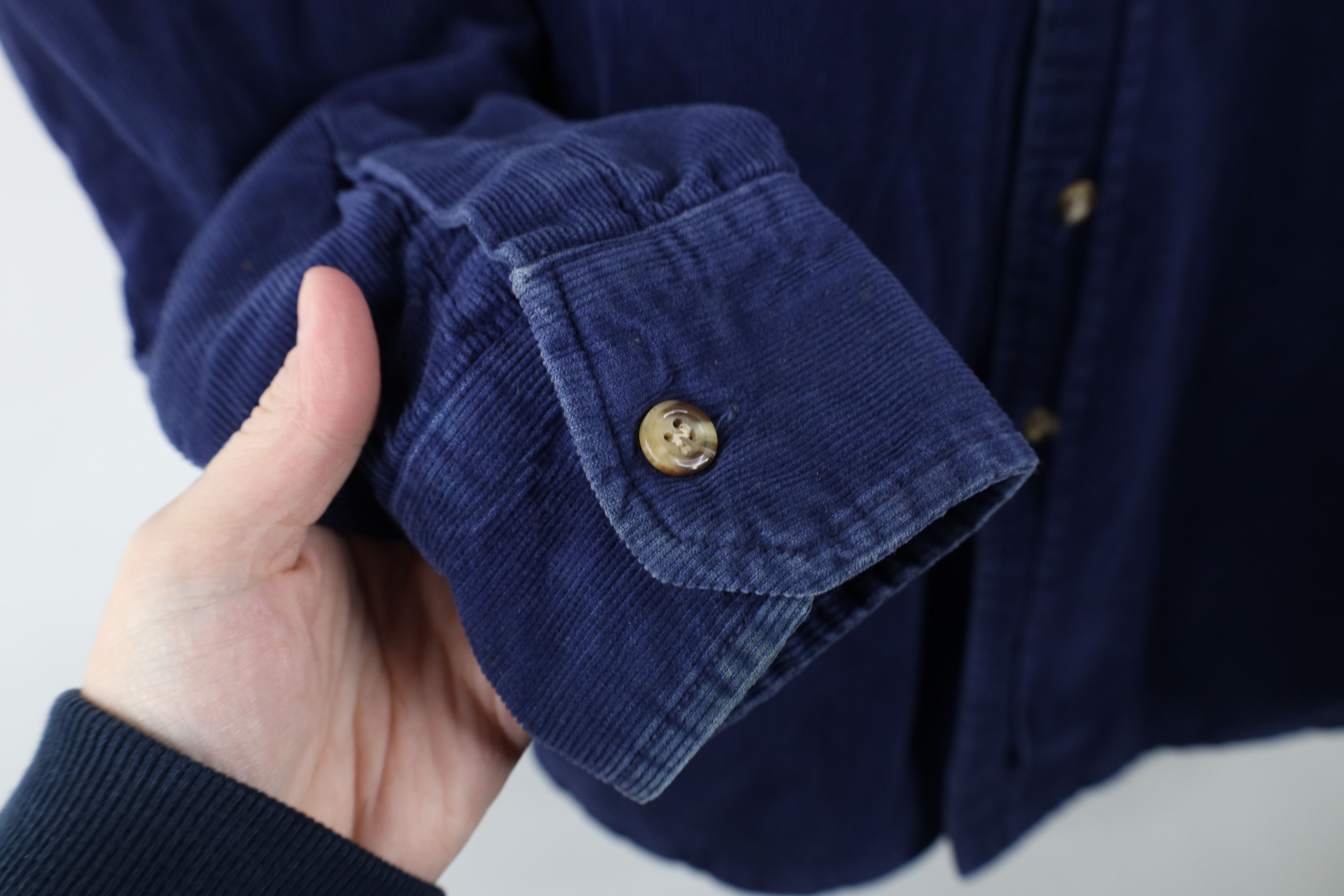 Vintage Vintage 70s Streetwear Corduroy Shirt Jacket Jac Shirt Size US L / EU 52-54 / 3 - 4 Thumbnail