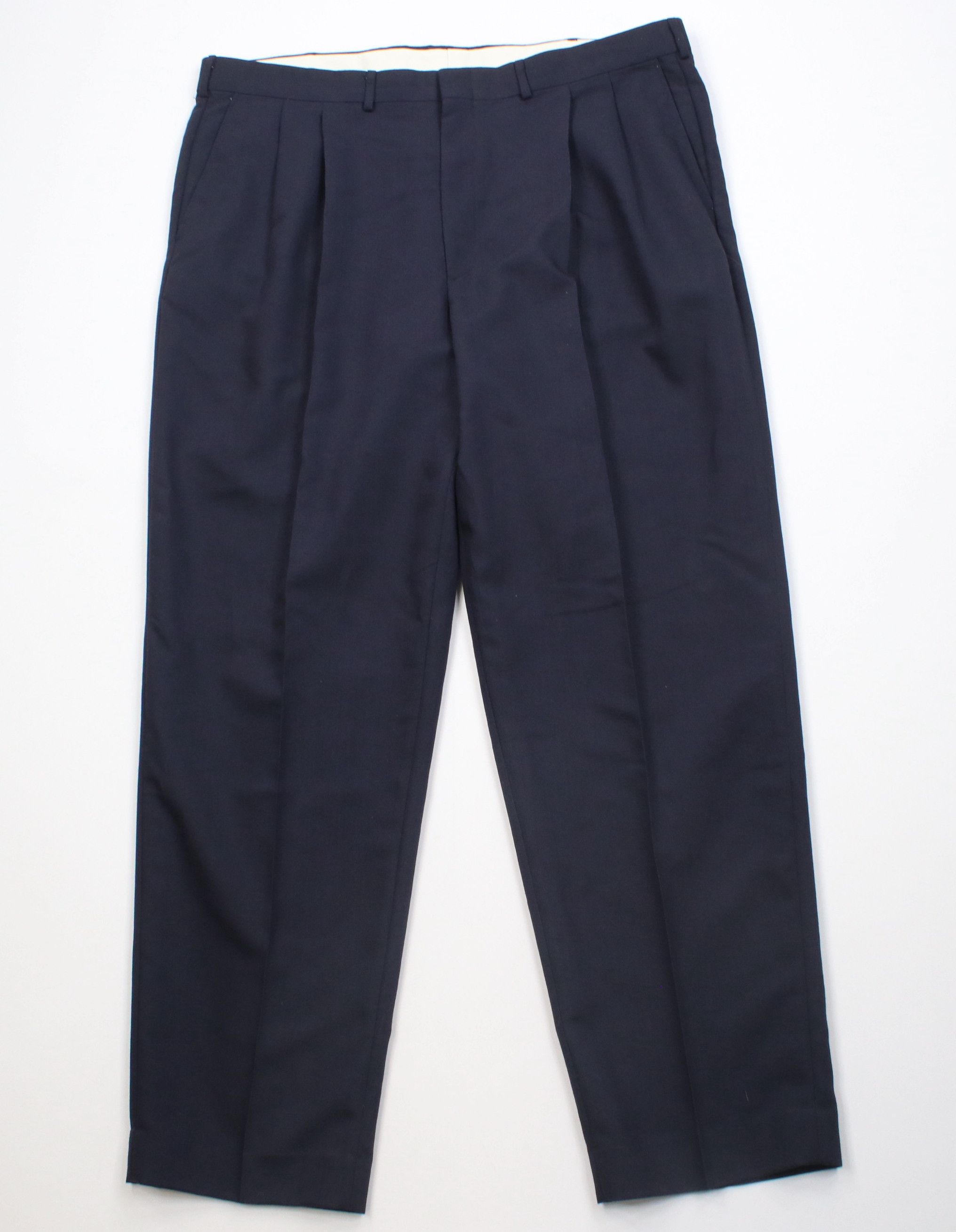 Vintage Vintage 90s Streetwear Gabardine Knit Wide Leg Chino Pants Size US 40 / EU 56 - 1 Thumbnail