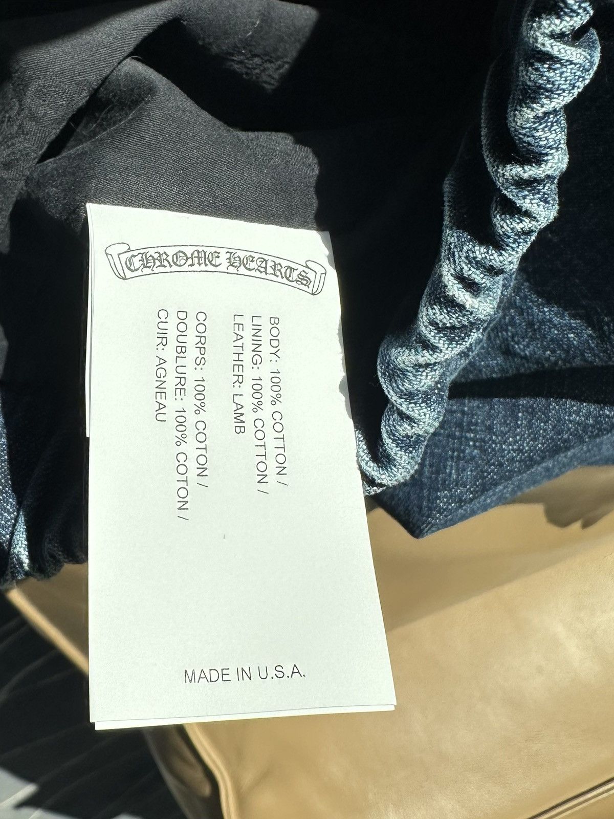 Chrome Hearts Chrome Hearts Denim half zip hoodie Size US M / EU 48-50 / 2 - 7 Thumbnail
