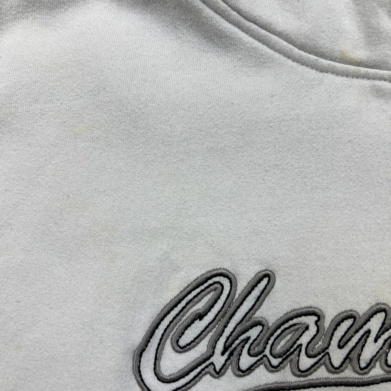 Champion × Vintage Champion Hoodie Large Script Pullover 90s Hooded Sweatshirt Size US L / EU 52-54 / 3 - 3 Thumbnail