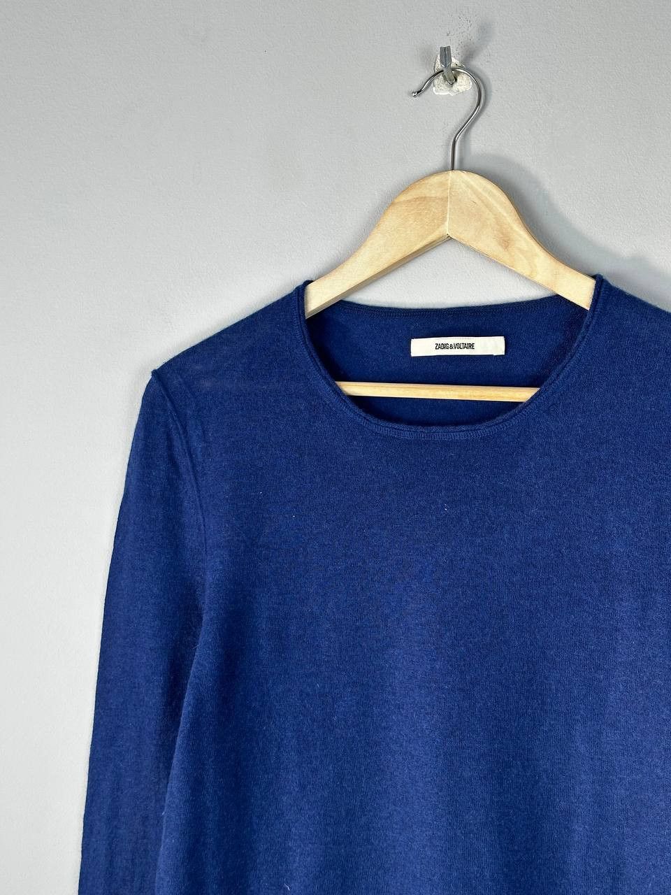 Zadig & Voltaire Zadig Voltaire Cashmere Crewneck Blue Sweater Size US S / EU 44-46 / 1 - 3 Thumbnail