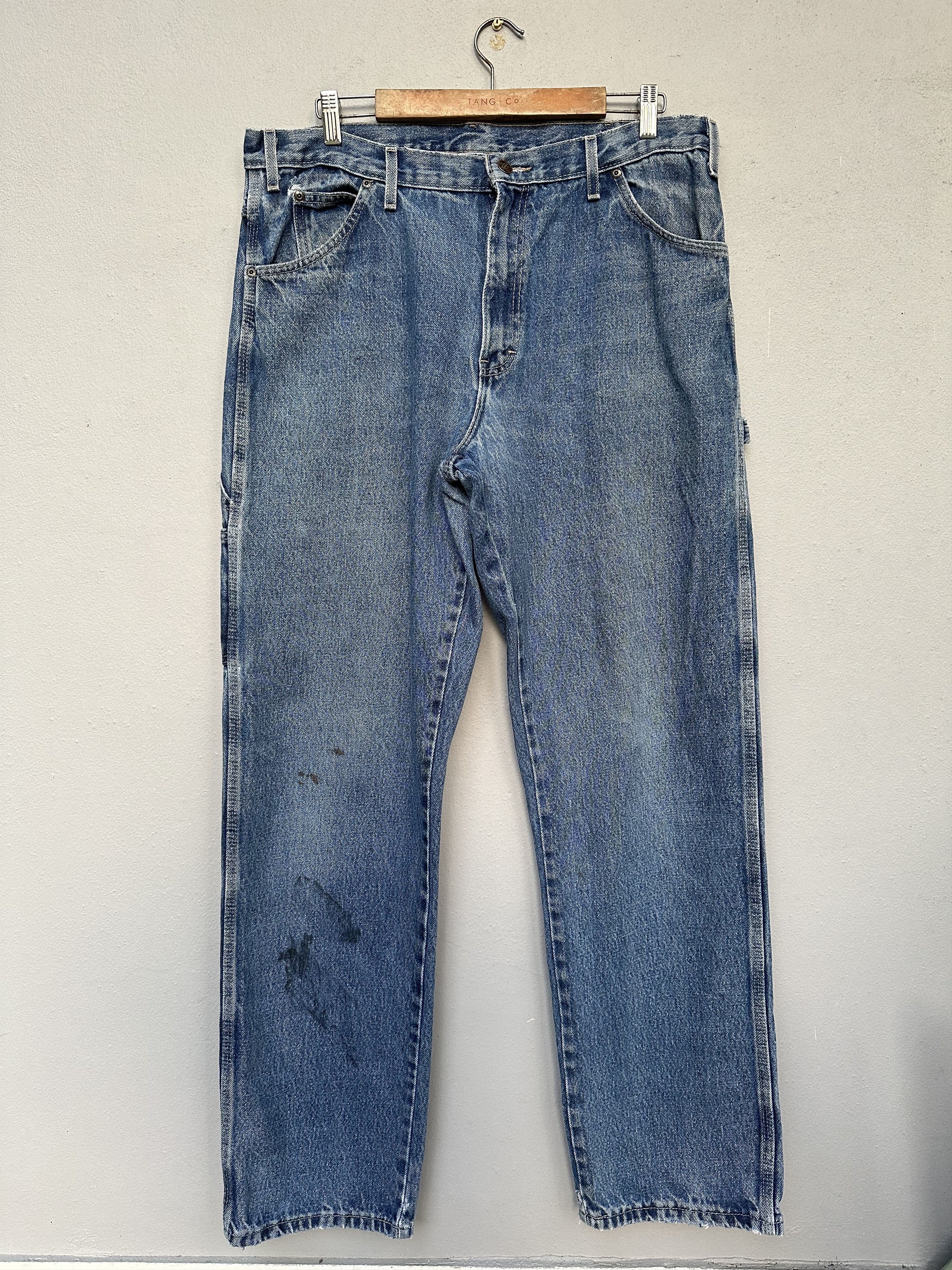 Dickies Vintage 1994 Dickies Carpenter Distressed Patina Jeans Size US 36 / EU 52 - 2 Thumbnail